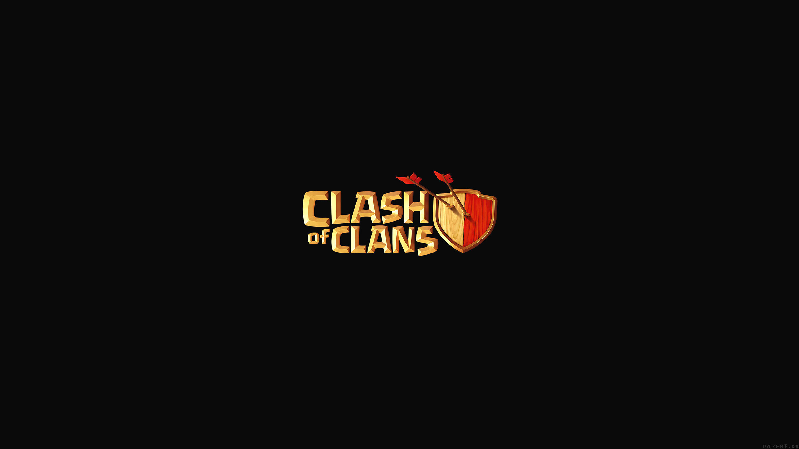 2560x1440 Clash of Clans Logo Wallpaper Background 49063