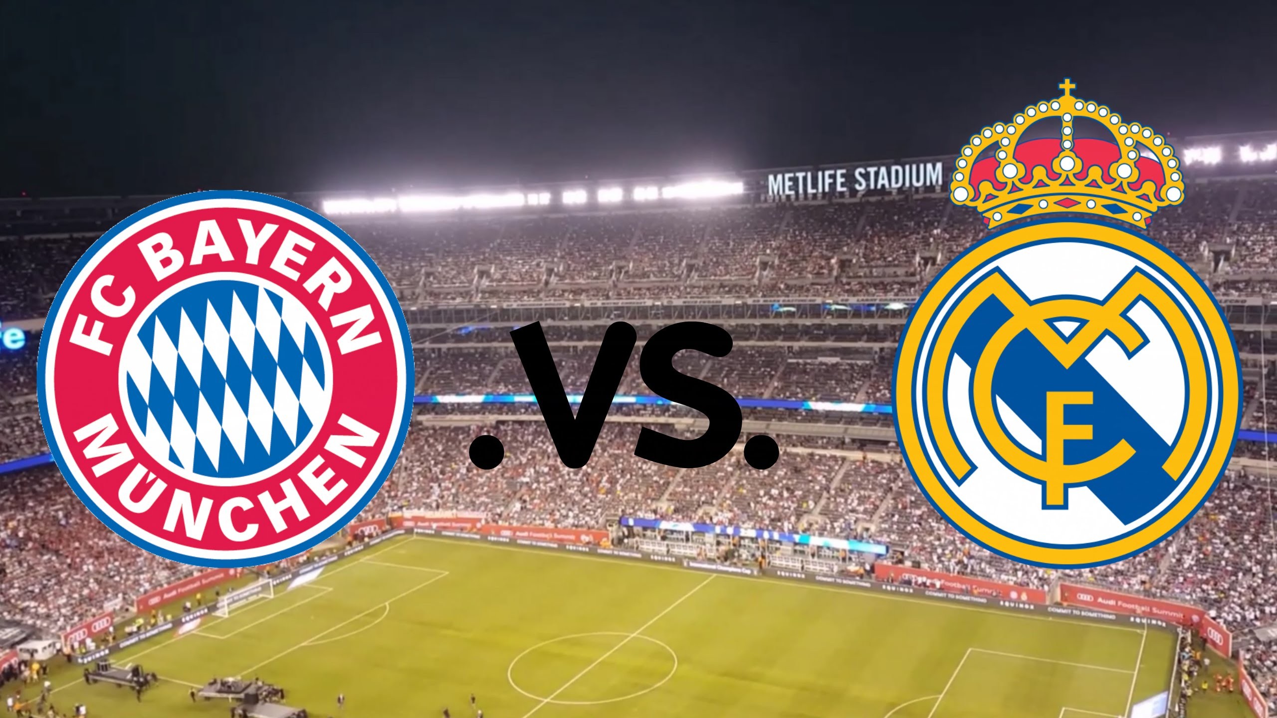 2560x1440 FC Bayern Munich .VS. Real Madrid Vlog at Metlife Stadium