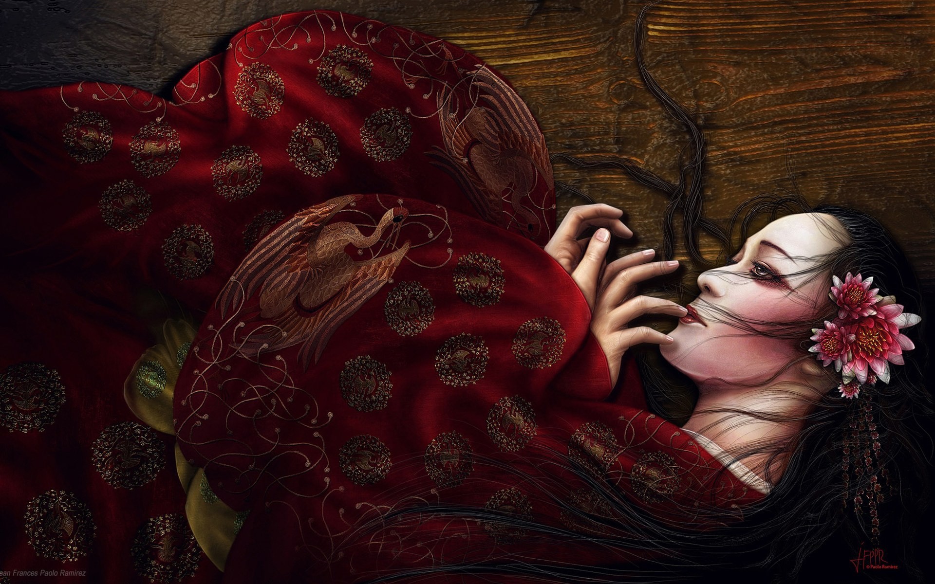 1920x1200 Japanese geisha girl wallpapers and images - wallpapers, pictures, photos