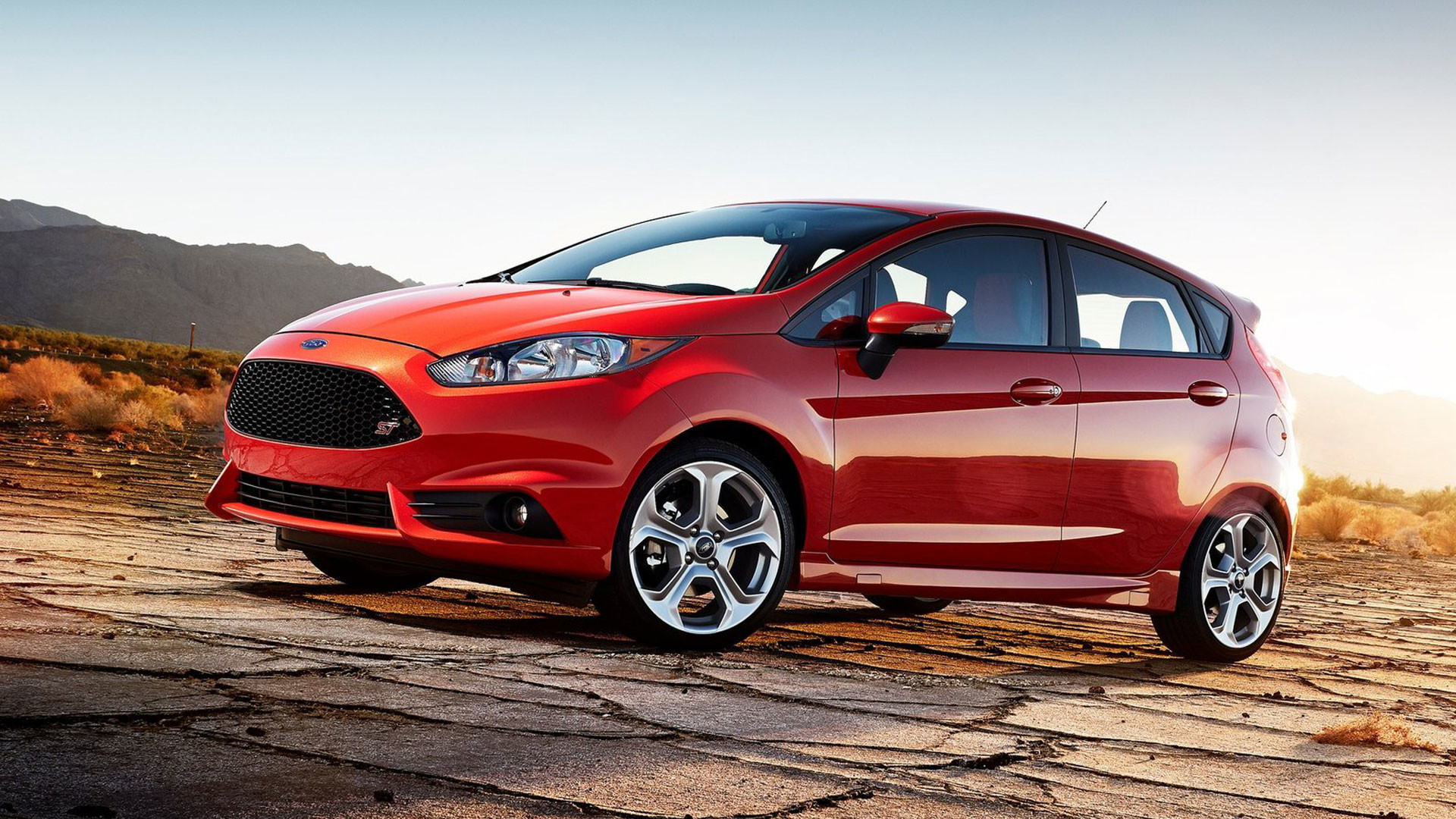 1920x1080 Red Ford Fiesta Wallpapers