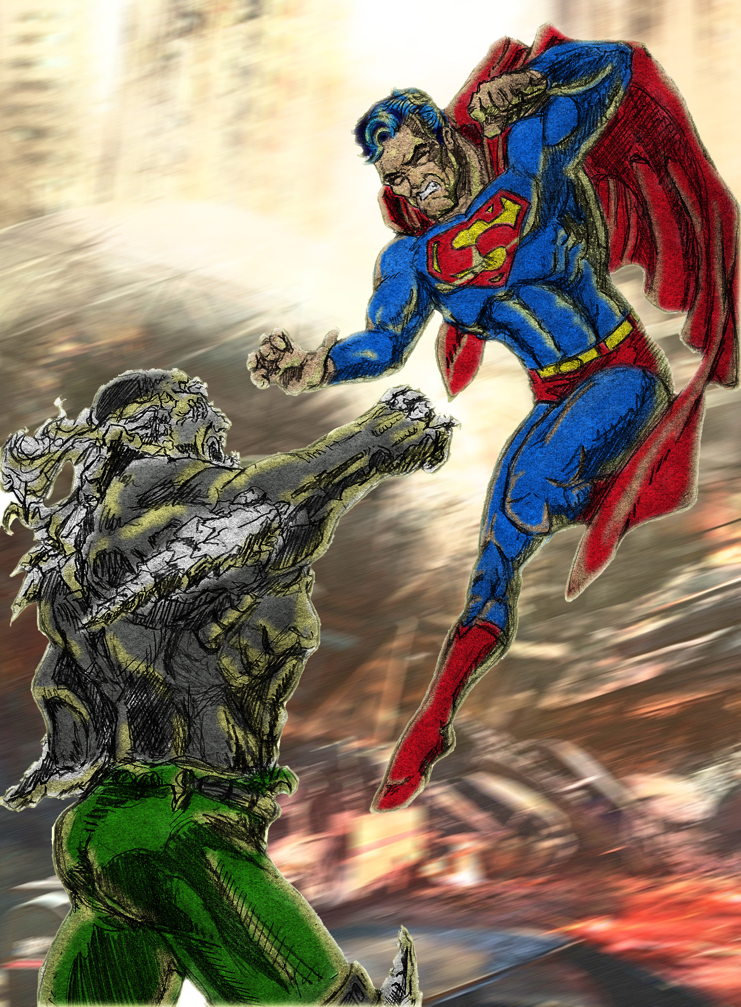 1529x2077 superman vs doomsday wallpaper
