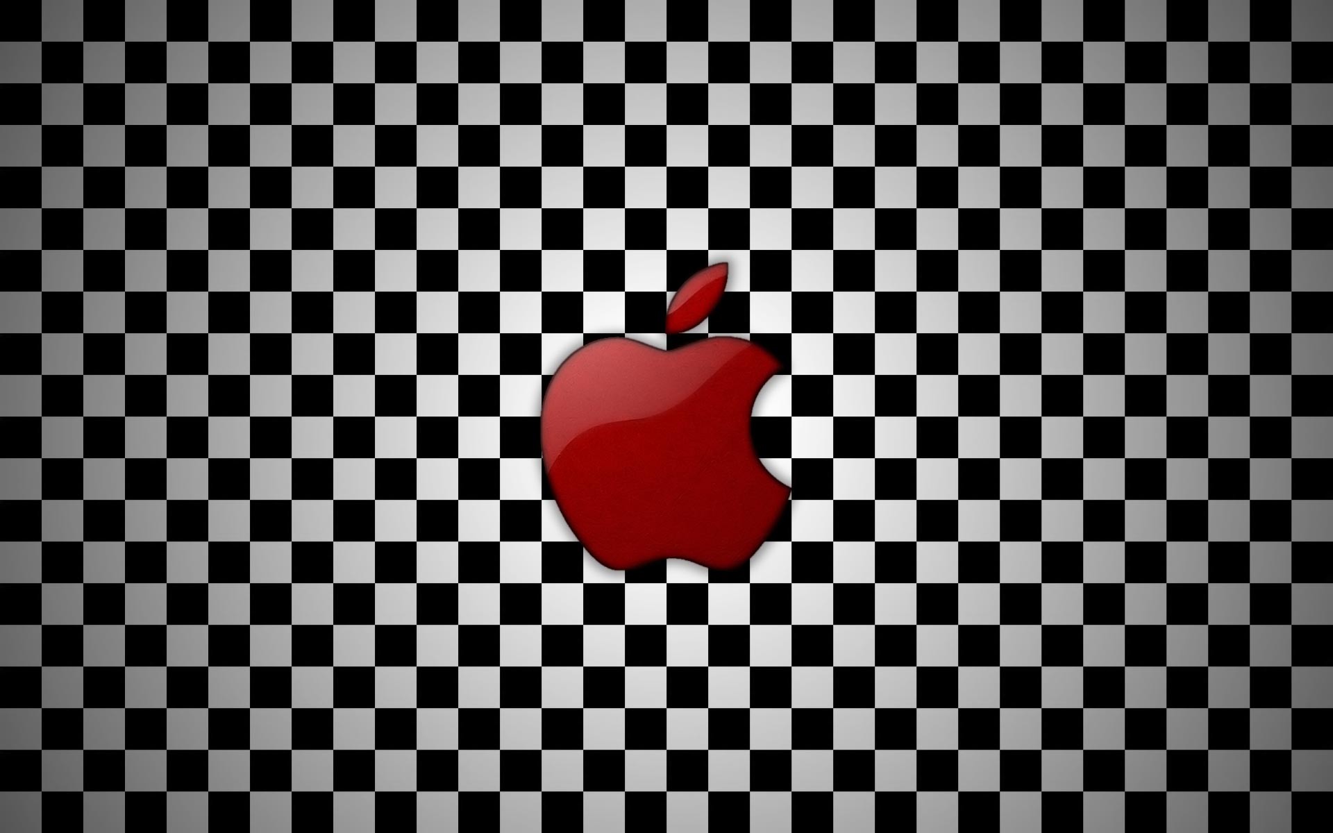 1920x1200 Apple checkerboard desktop wallpaper.
