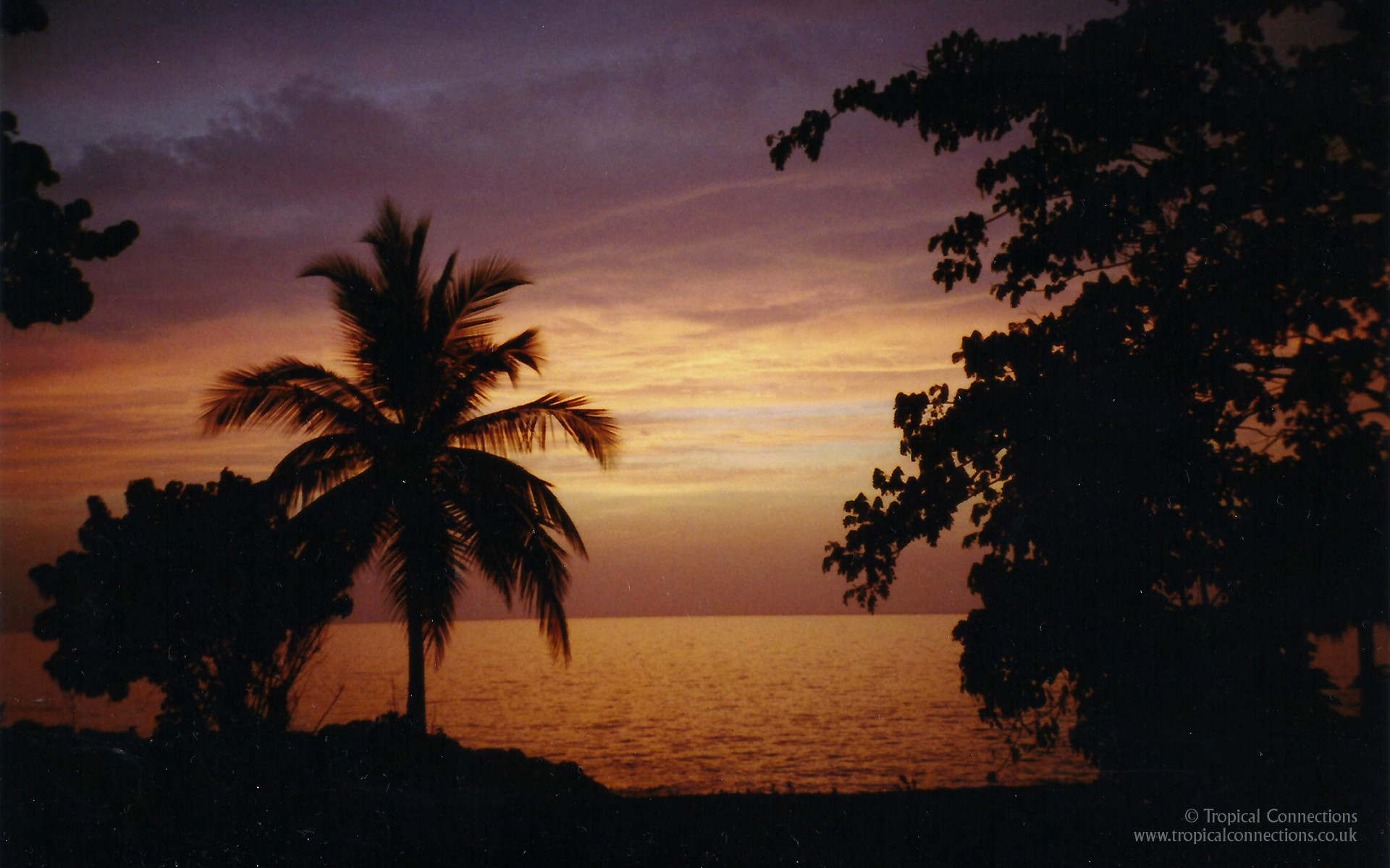 1920x1200 Free Wallpaper – Sunset in Jamaica
