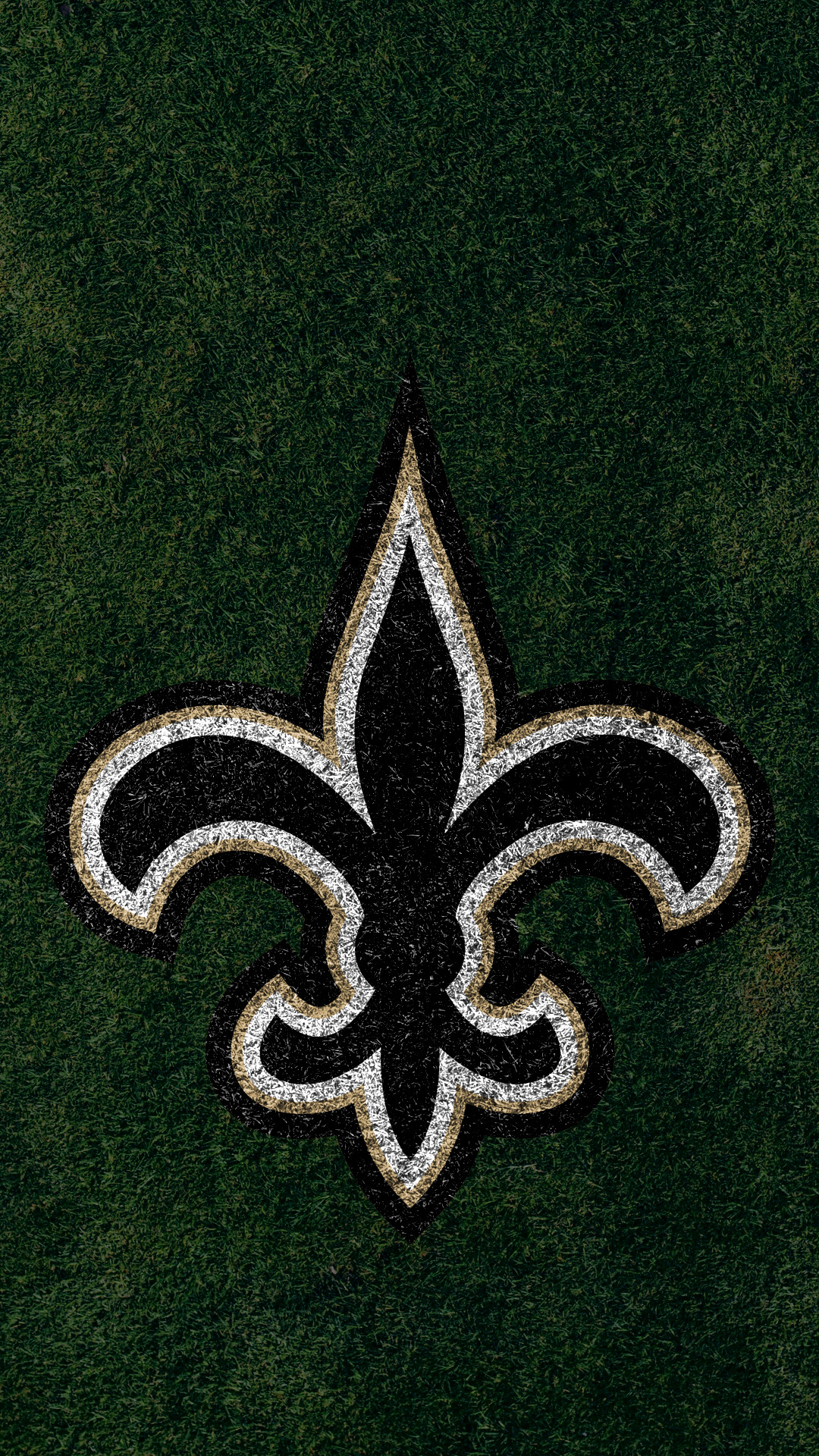 1080x1920 ... New Orleans Saints 2017 turf logo wallpaper free iphone 5, 6, 7, galaxy