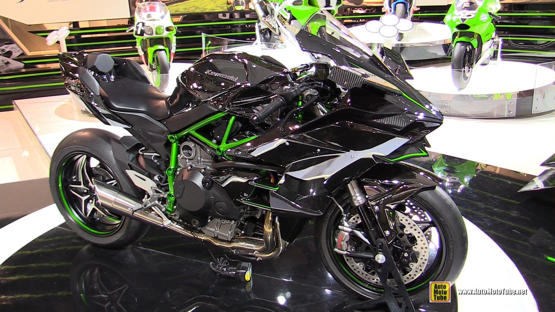 1920x1080 2015 Kawasaki Ninja H2-R Super Charged - Walkaround-Debut at 2014 EICMA  Milan Motorcycle Exhibition - YouTube