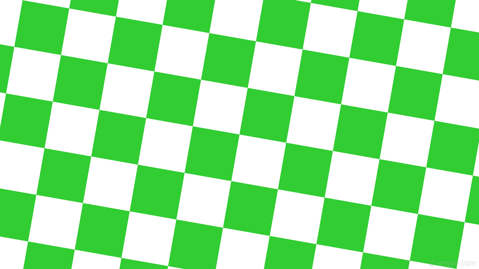 1920x1080 wallpaper green squares white checkered lime green #32cd32 #ffffff diagonal  80Â° 190px