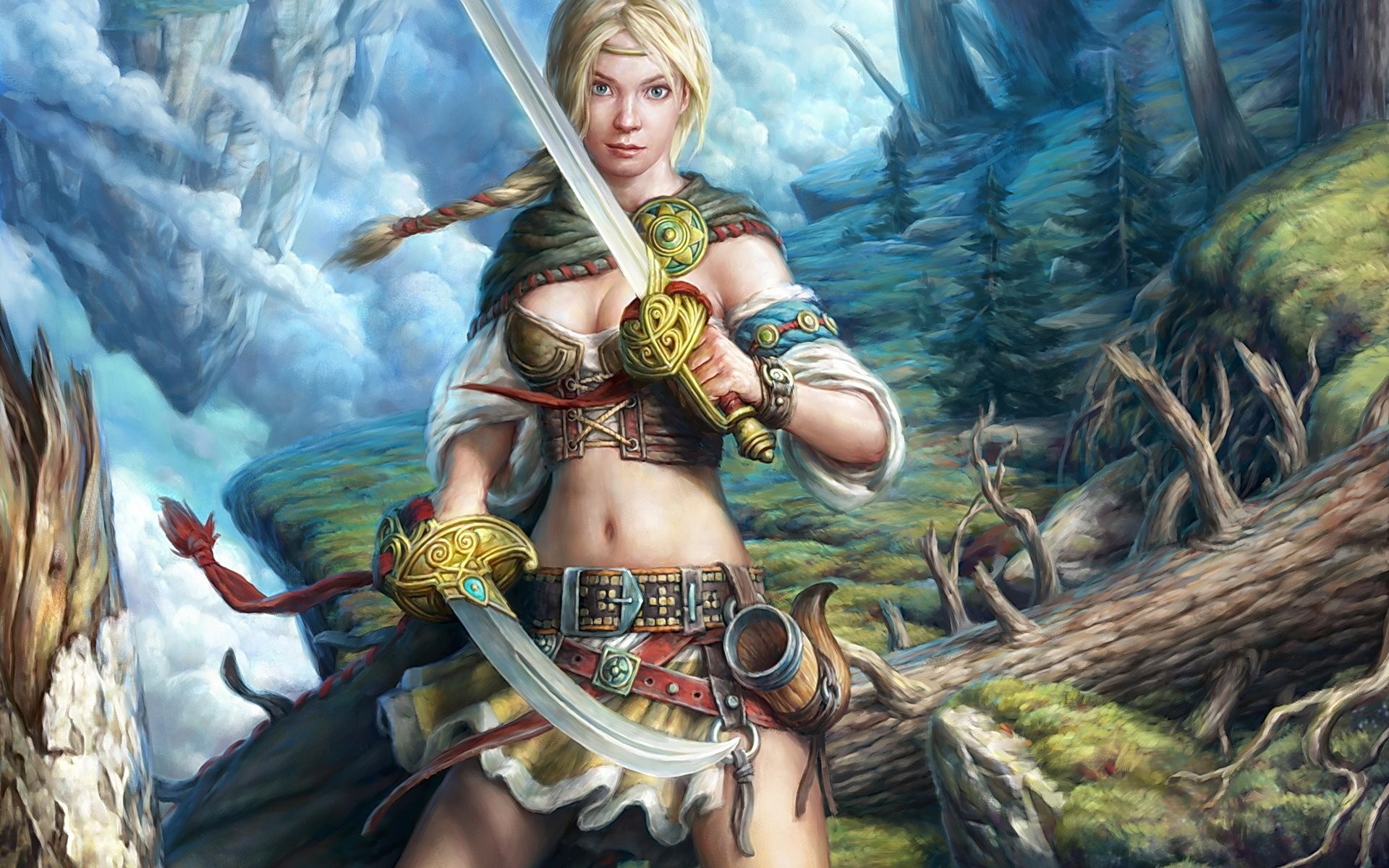 Fantasy Female Warrior Wallpapers.