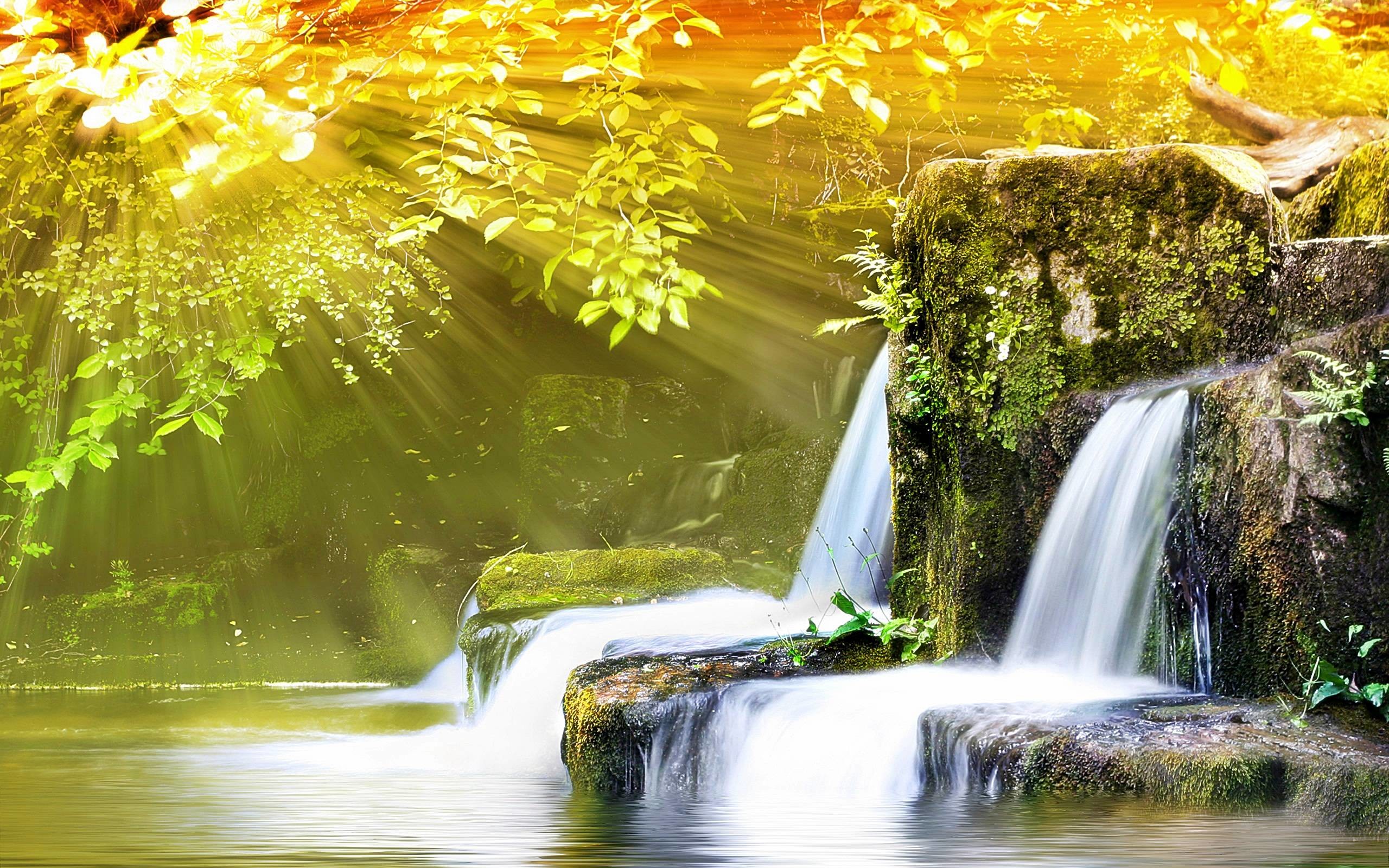 2560x1600 Free Waterfalls Wallpaper - waterfalls Wallpapers - HD Wallpapers .