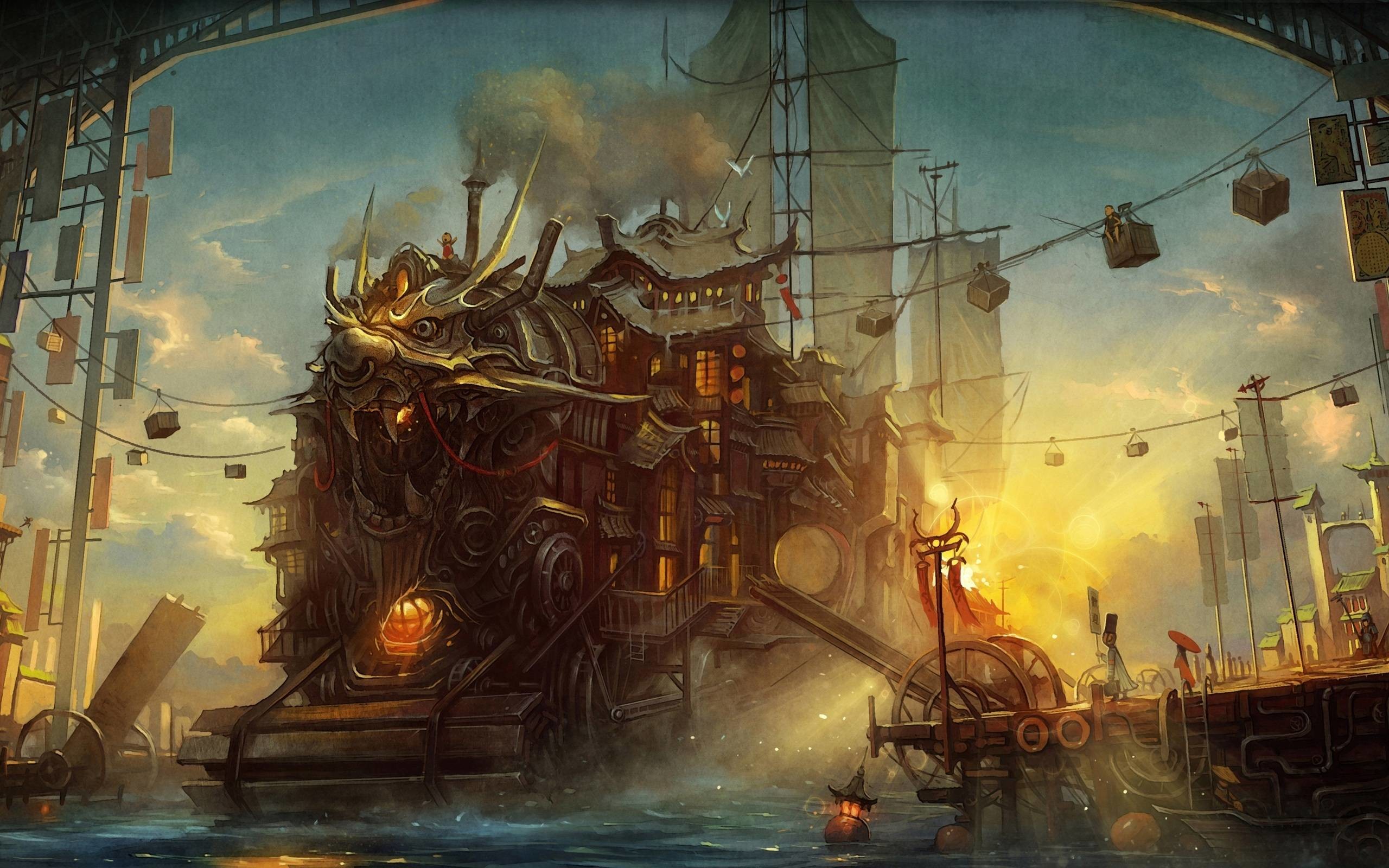 2560x1600 ... steampunk wallpapers wallpaper cave ...