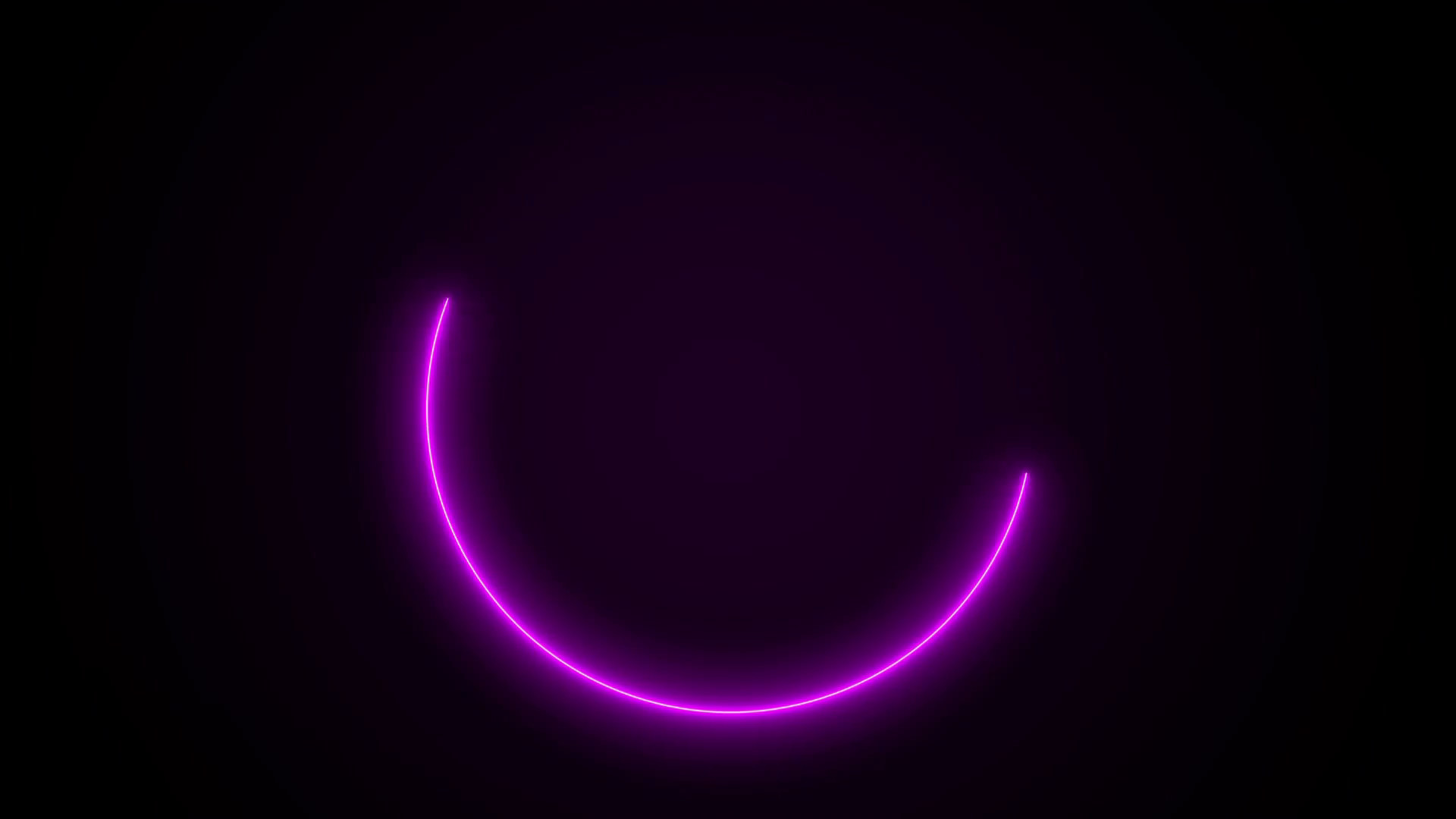 1920x1080 abstract neon circle loop motion background Purple
