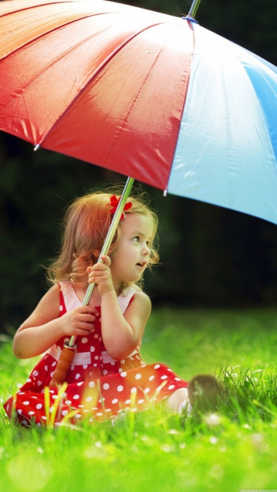 1080x1920 Cute Girl and Umbrella Lock Screen  Samsung Galaxy Note 3 Wallpaper