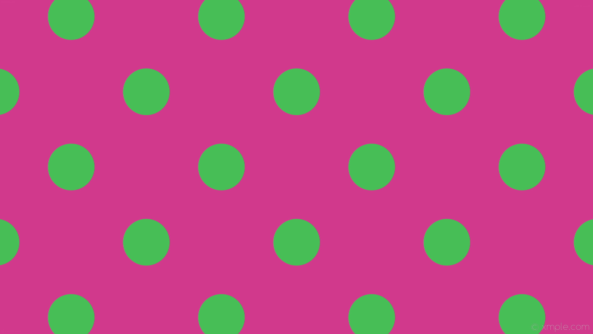 1920x1080 wallpaper pink green polka dots spots #d13a8c #48be56 315Â° 151px 344px