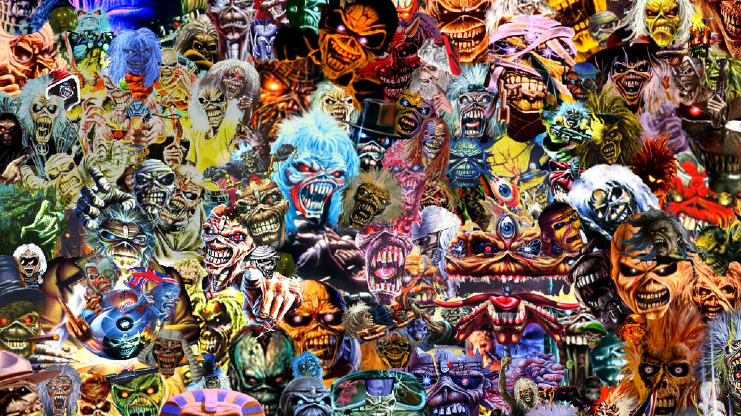 2560x1440 The headbangers \m/\m/ images iron maiden eddie cool faces entertainment   hd wallpaper 469033 HD wallpaper and background photos