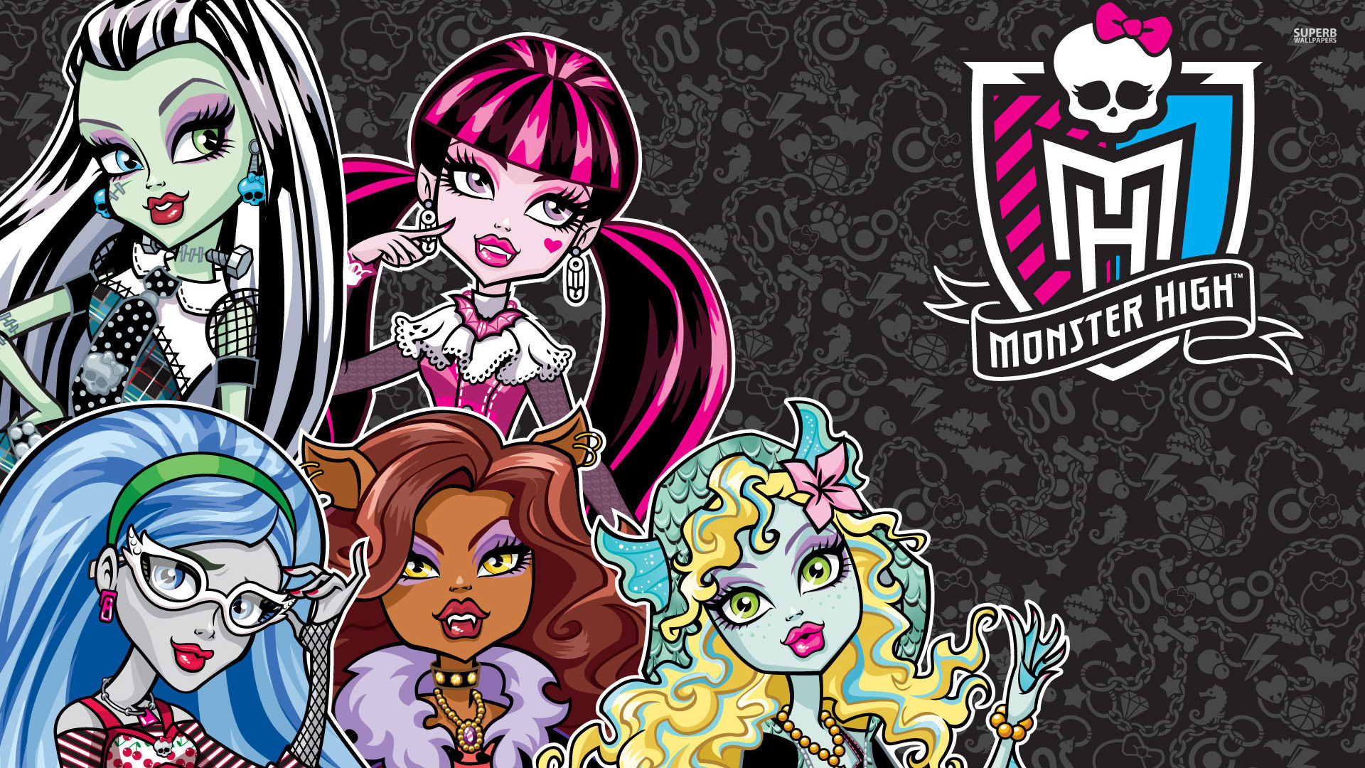 1920x1080 New Monster High background Monster High Divertidos wallpapers.