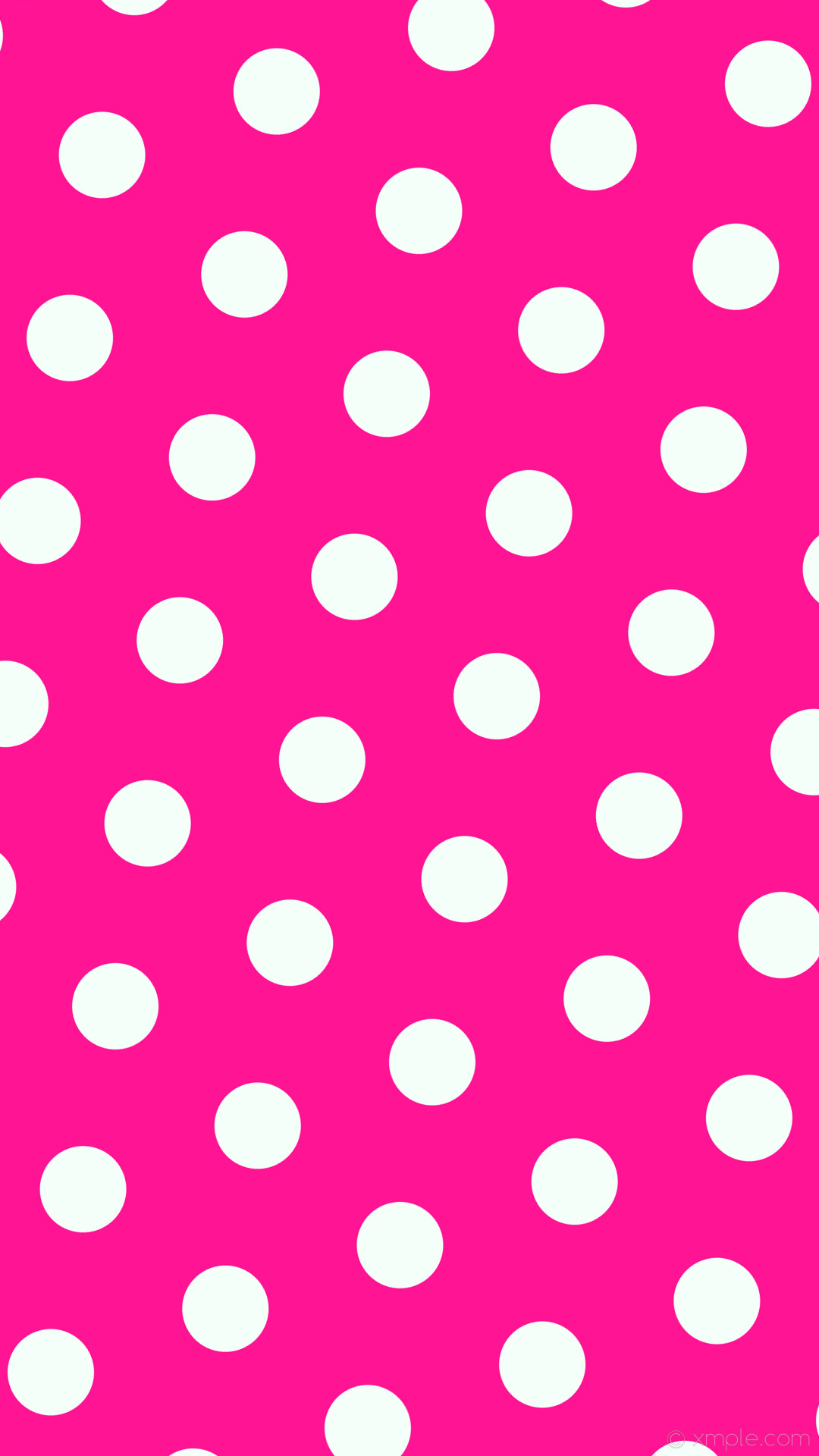 1080x1920 wallpaper hexagon pink polka dots white deep pink mint cream #ff1493  #f5fffa diagonal 20