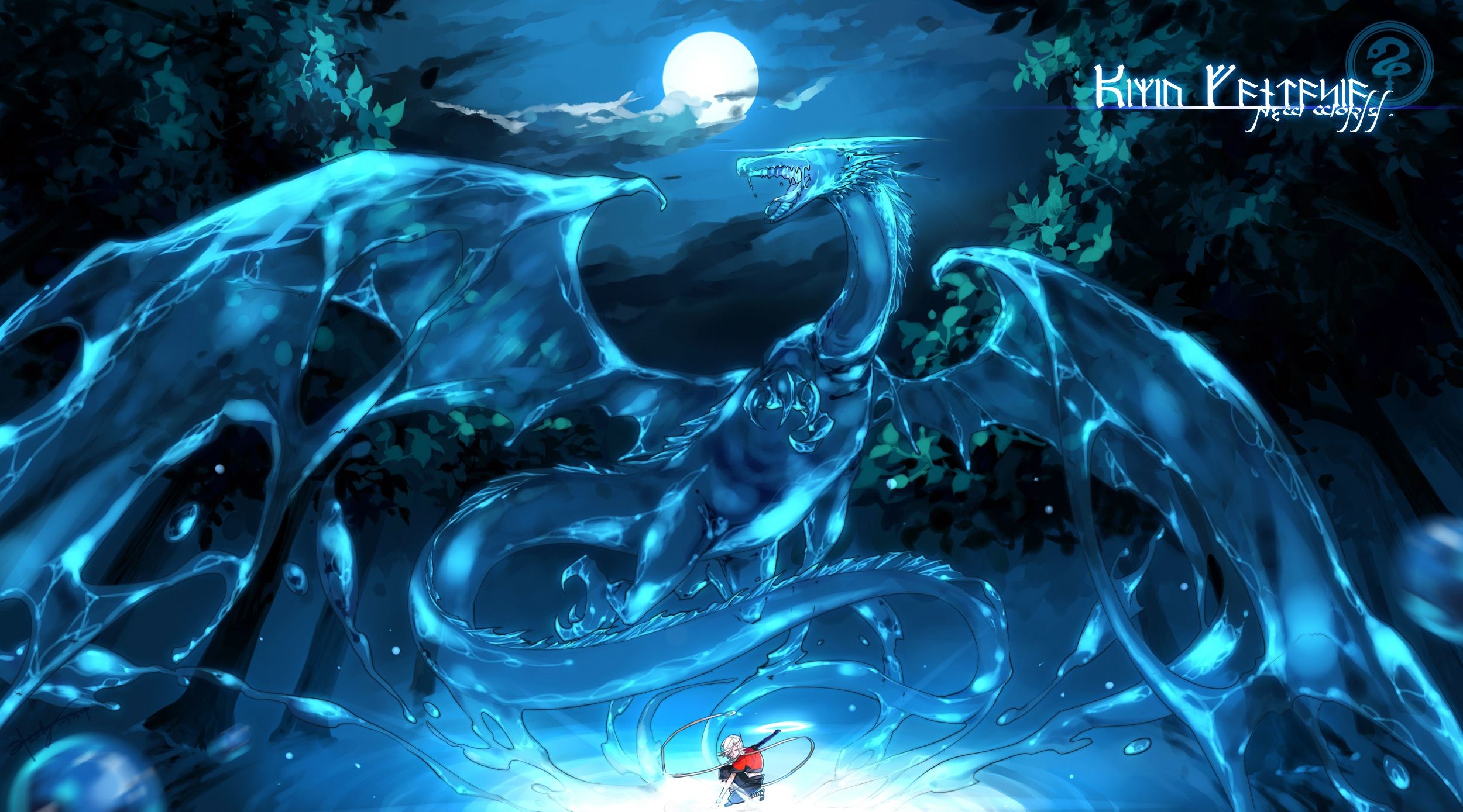 2500x1389 water dragon wallpapers