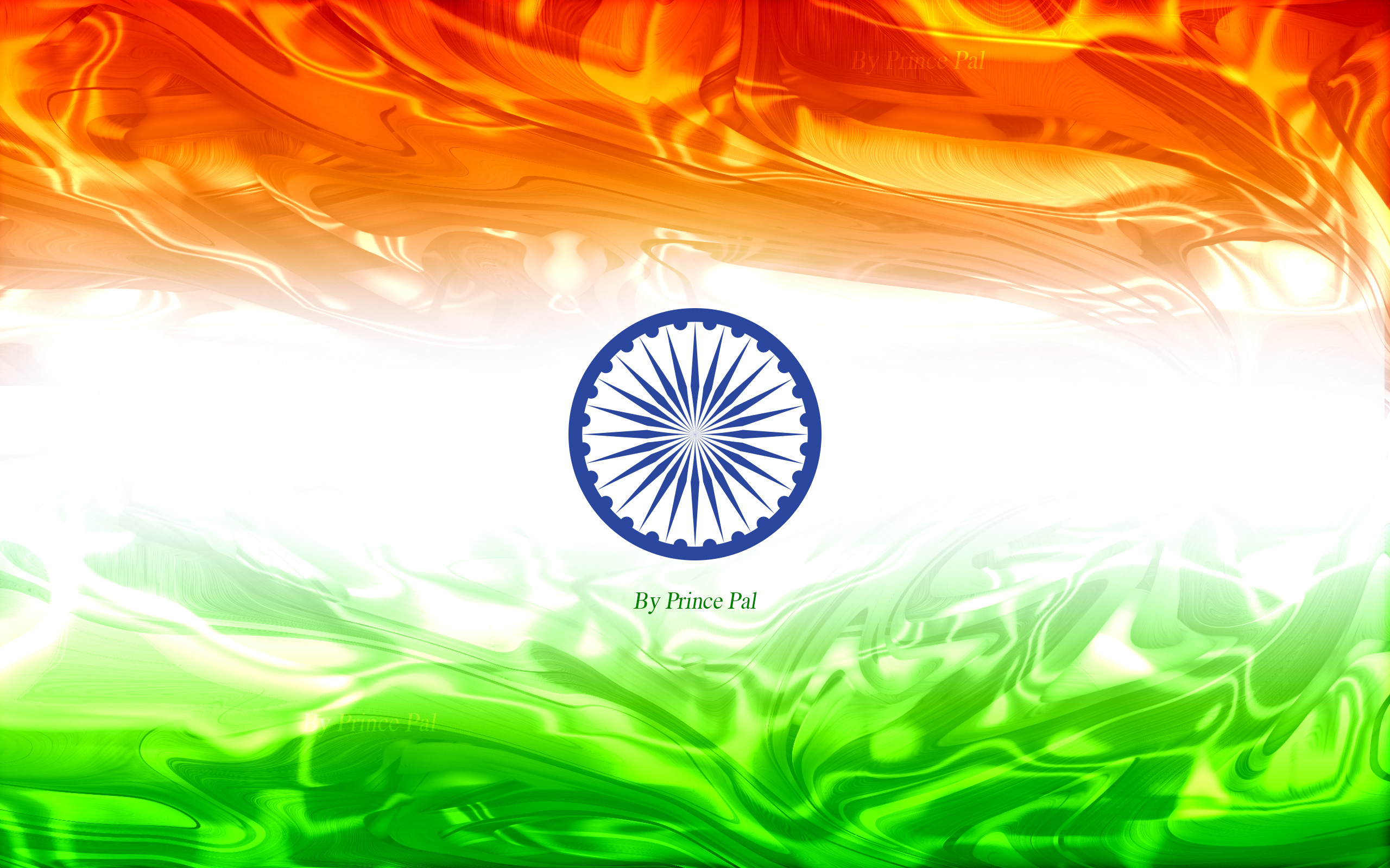 2560x1600 India Flag Wallpaper #3