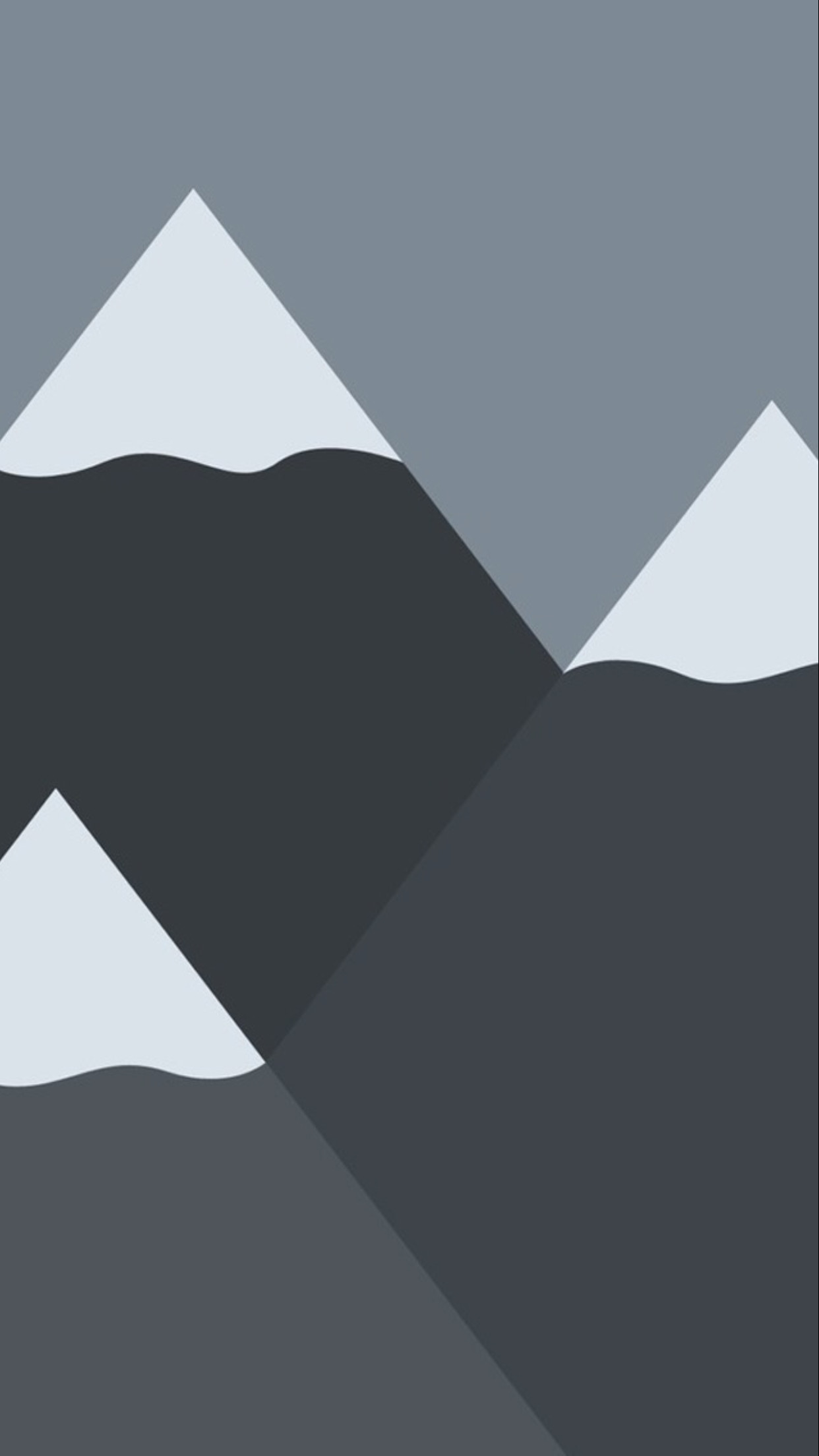 1242x2208 Mountains Minimal Wallpaper iPhone 6 Plus. Black shapes