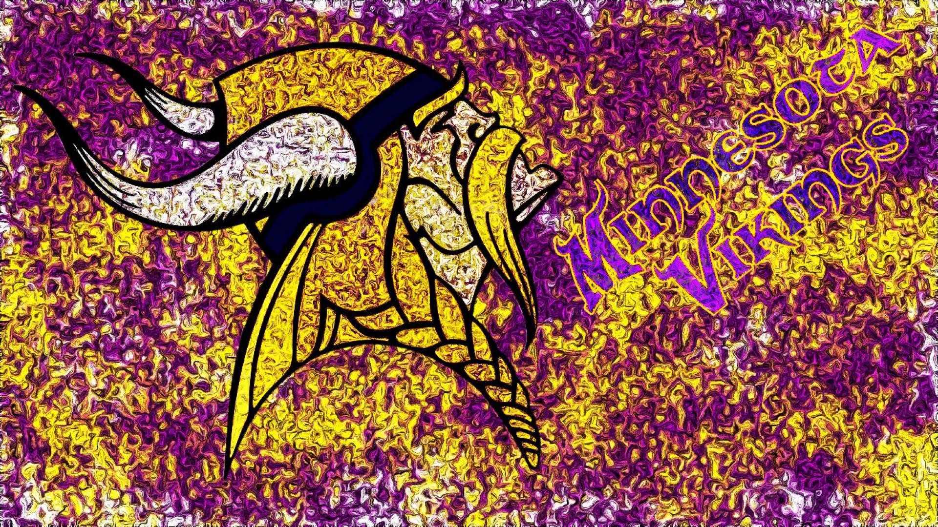 1920x1080 Phychedelic minnesota vikings wallpaper.