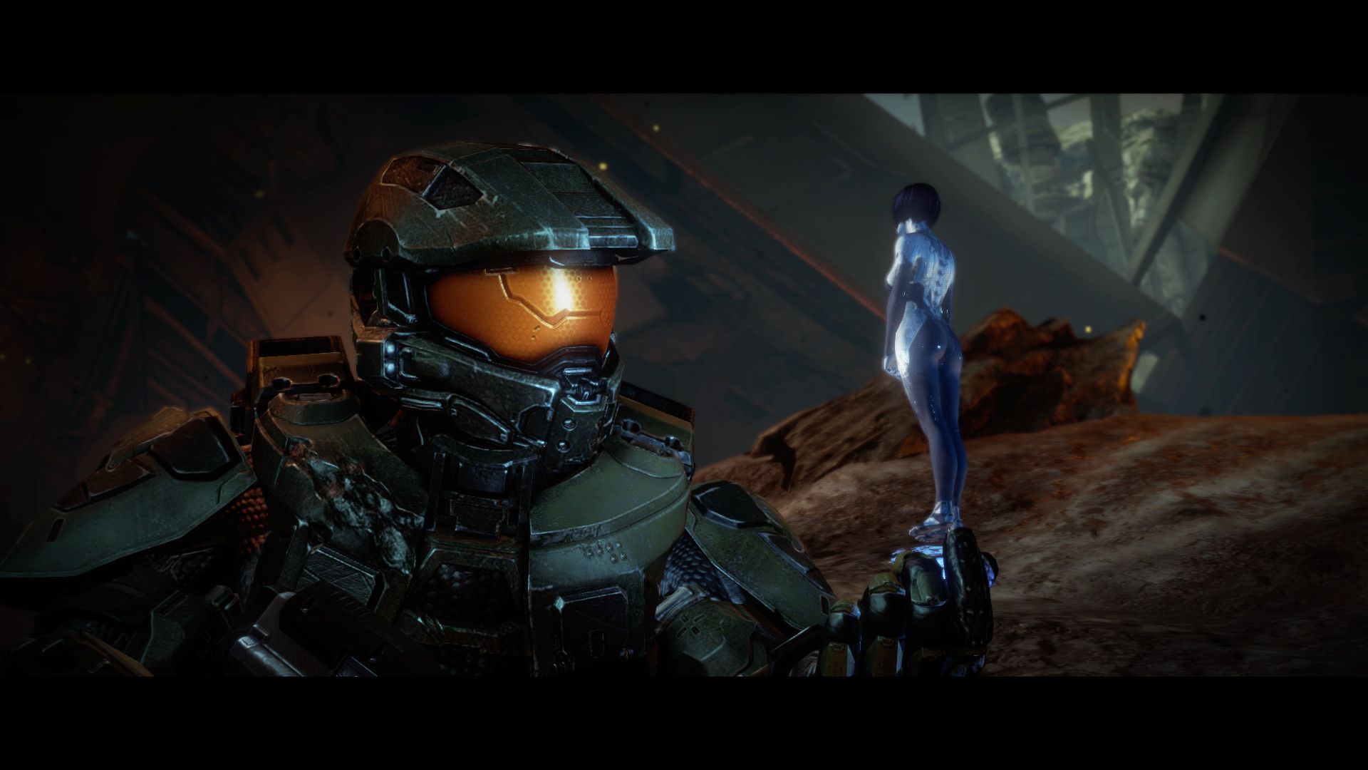 1920x1080 And HERE'S CHIEF & CORTANA IN HALO 4 ...