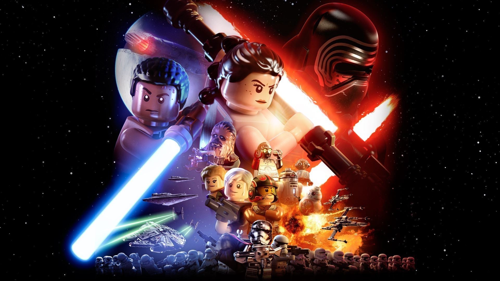 1920x1080 LEGO, Legos, Star Wars, Star Wars: The Force Awakens Wallpapers HD /  Desktop and Mobile Backgrounds