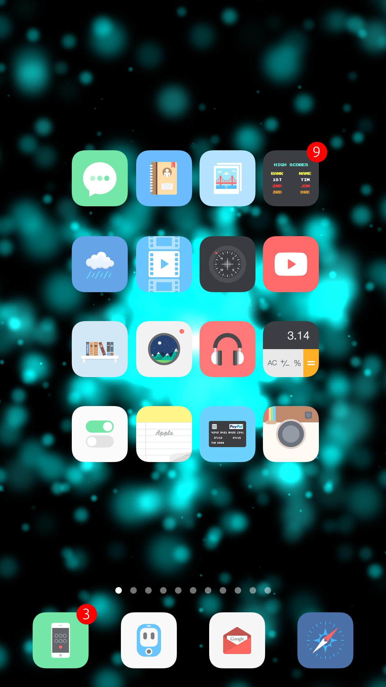 1242x2208 Add new Dynamic Wallpapers to your iPhone with Particle Wallpapers