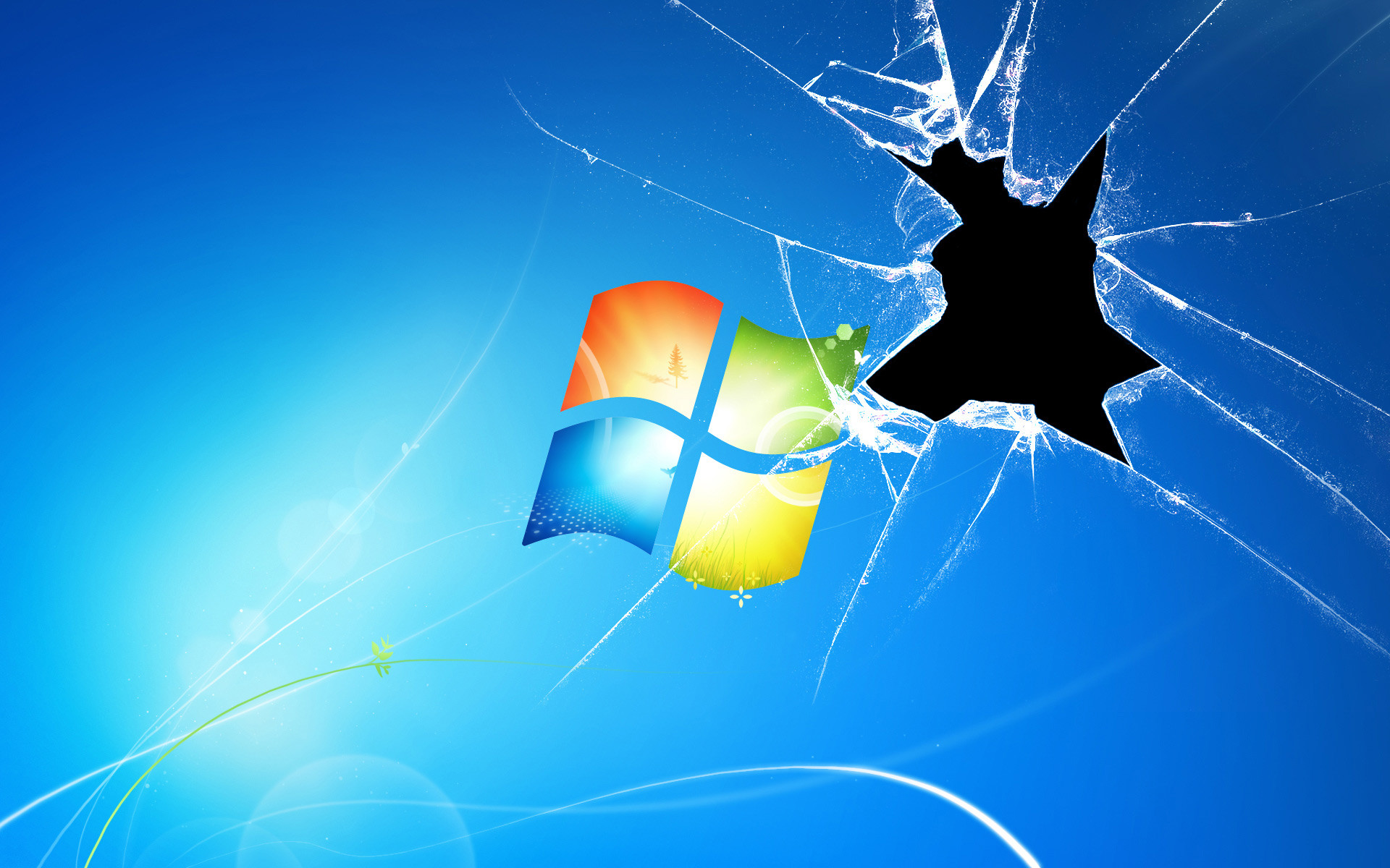 1920x1200 Broken windows Glass Desktop Picture. Cracked Screen Background Image