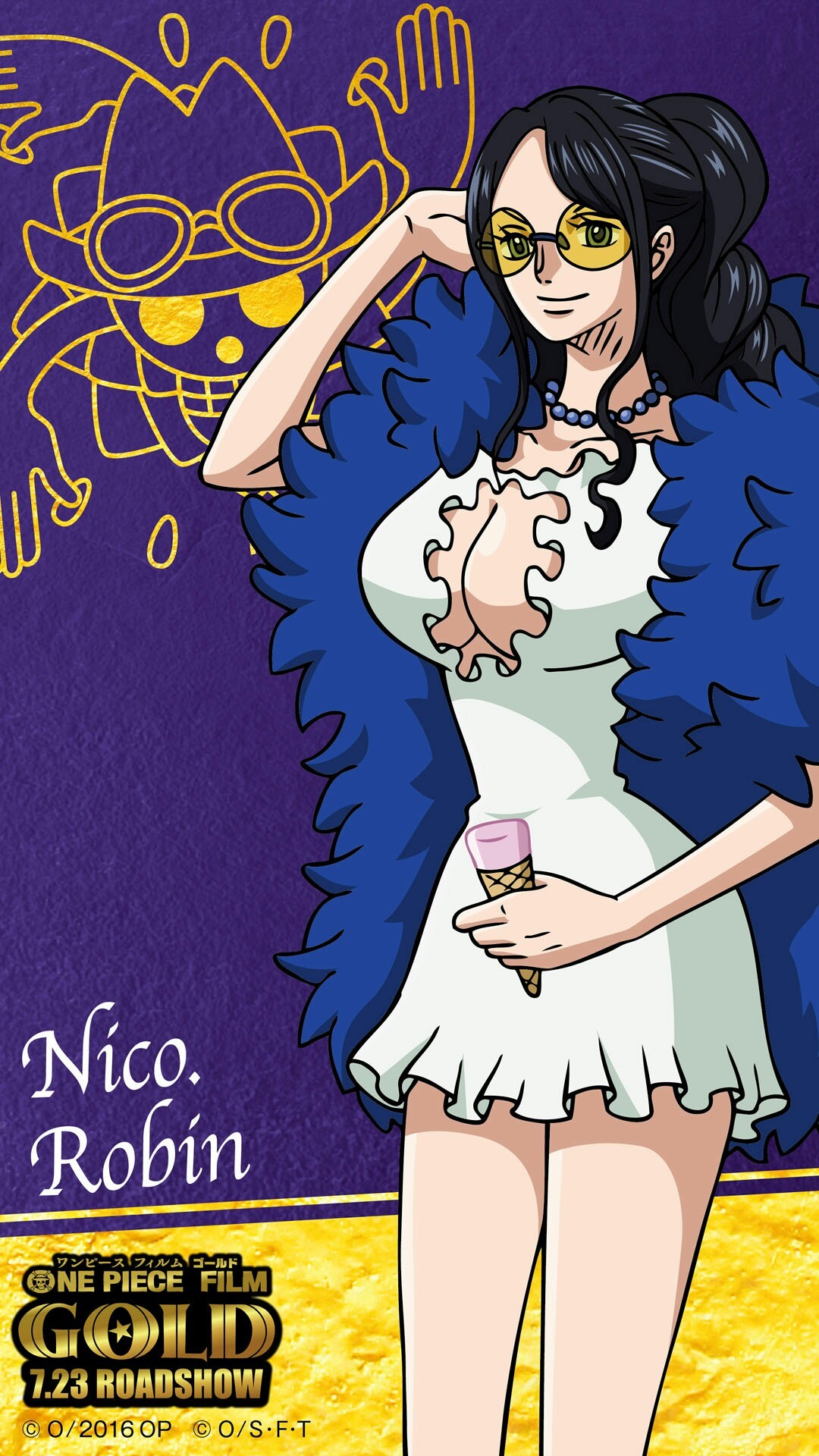 1080x1920 Nico Robin [One Piece Film Gold] Character Design White | One Piece Film  Gold | Pinterest | Nico robin
