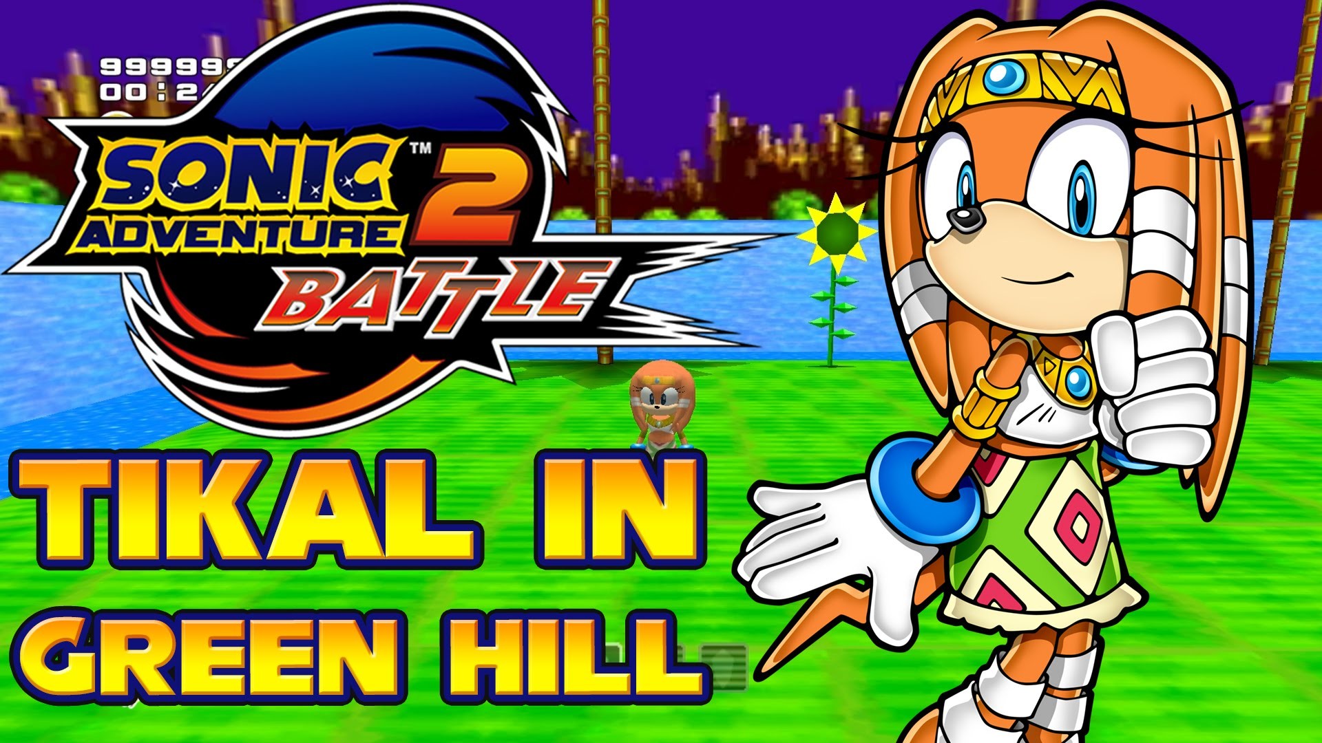 1920x1080 Sonic Adventure 2 (PC) - Tikal in Green Hill Hack (1080p 60FPS) - YouTube