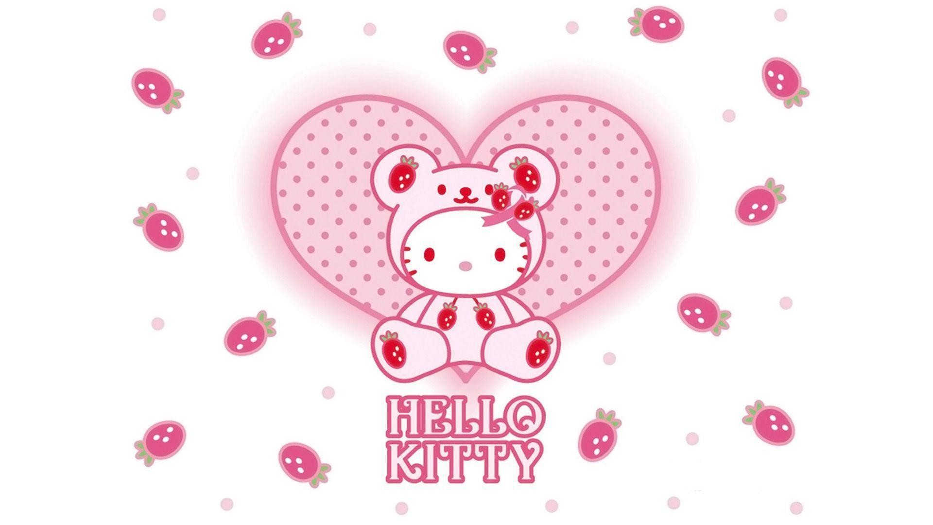 1920x1080 Baby Pink Hello Kitty Wallpapers