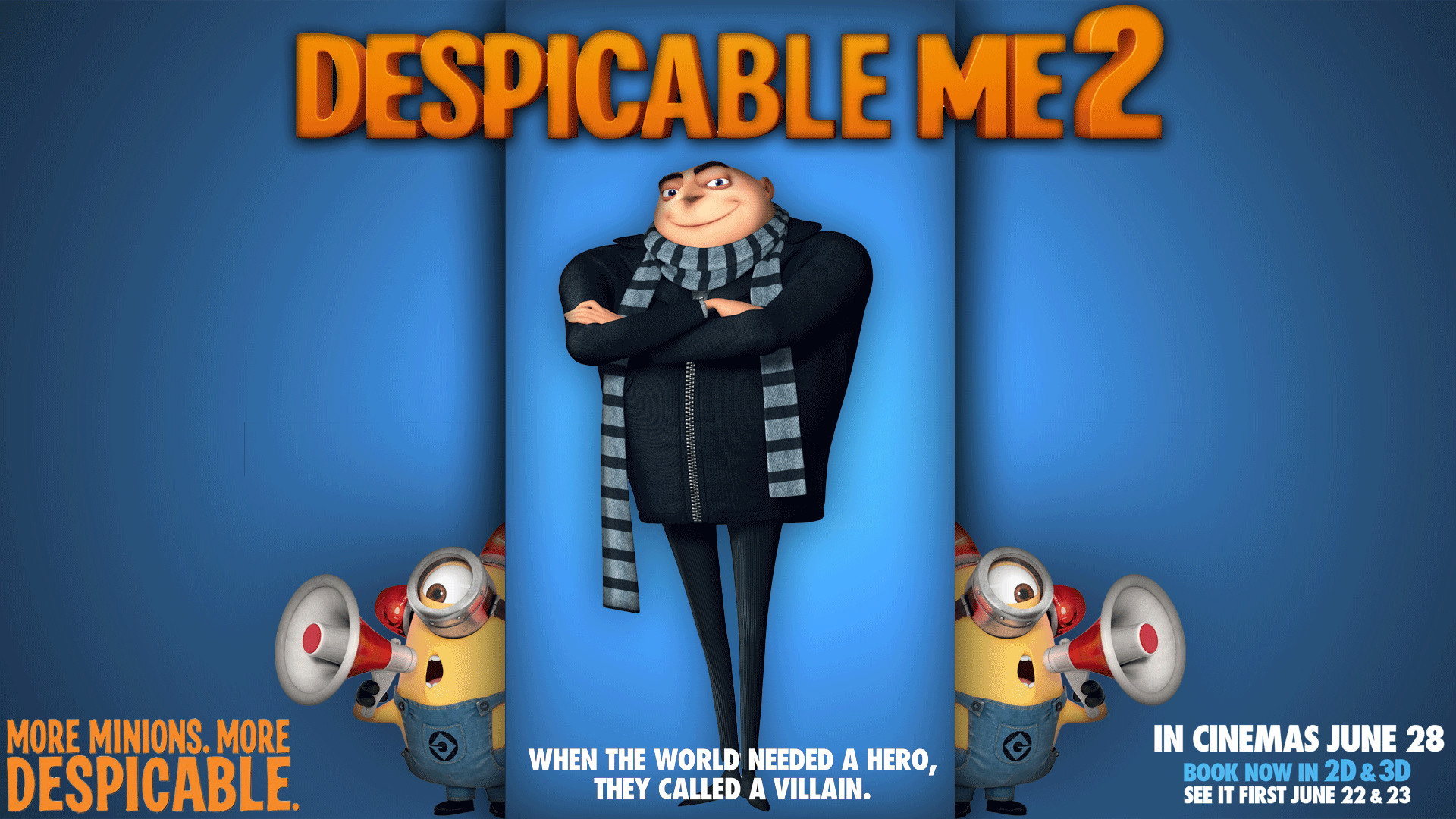 1920x1080 ... Despicable Me 2 (background) by cursedblade1337
