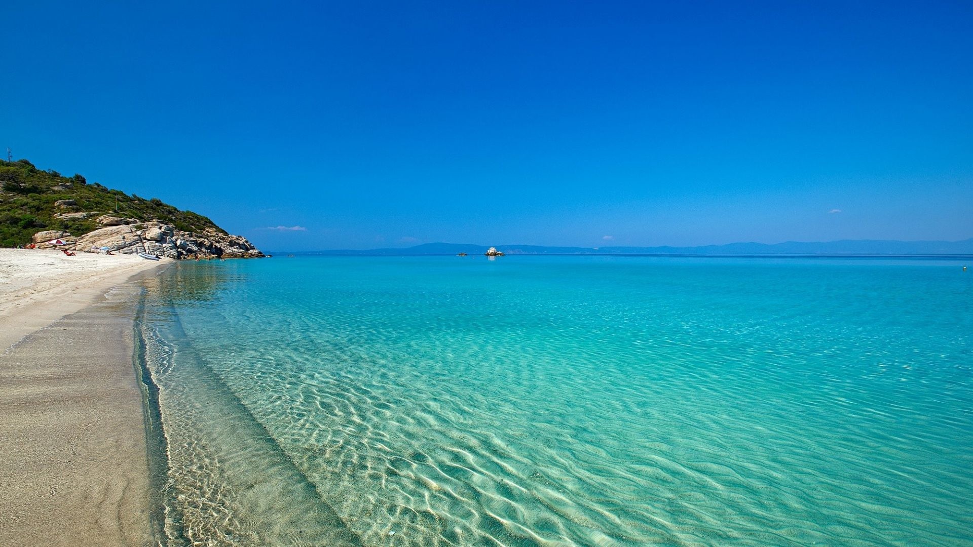 1920x1080 Halkidiki Tag - Paradise Lagoon Beach Halkidiki Greece Ocean Peace Atlantic  Perfect Greek Clear Mediterranean Holiday