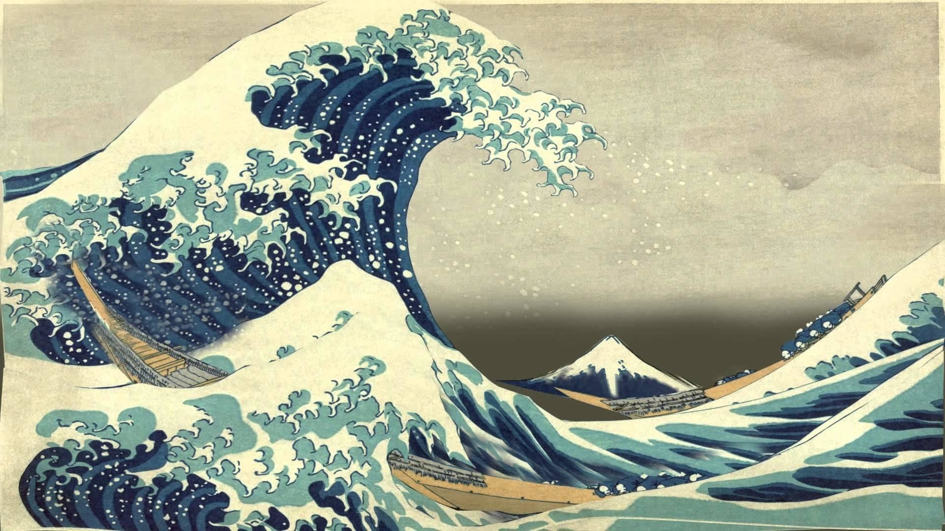 1920x1080 Download Wallpaper Â· the great wave off kanagawa wallpaper ...