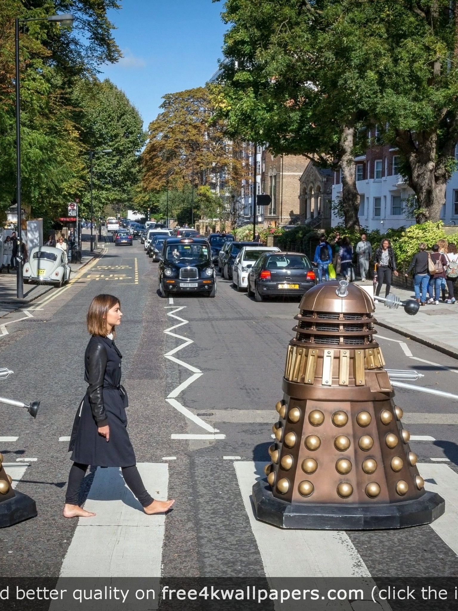 1536x2048 Doctor Who Abbey Road Wallpaper