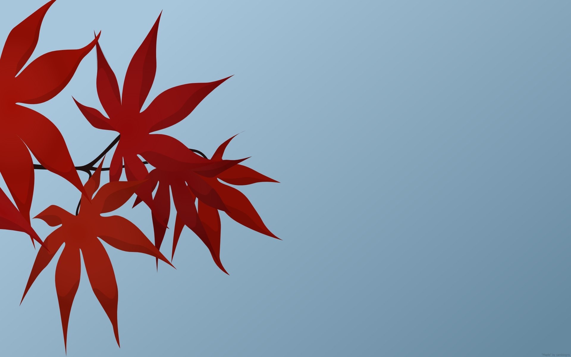 1920x1200 Red Leaves - Graphic Arts - wallpapers