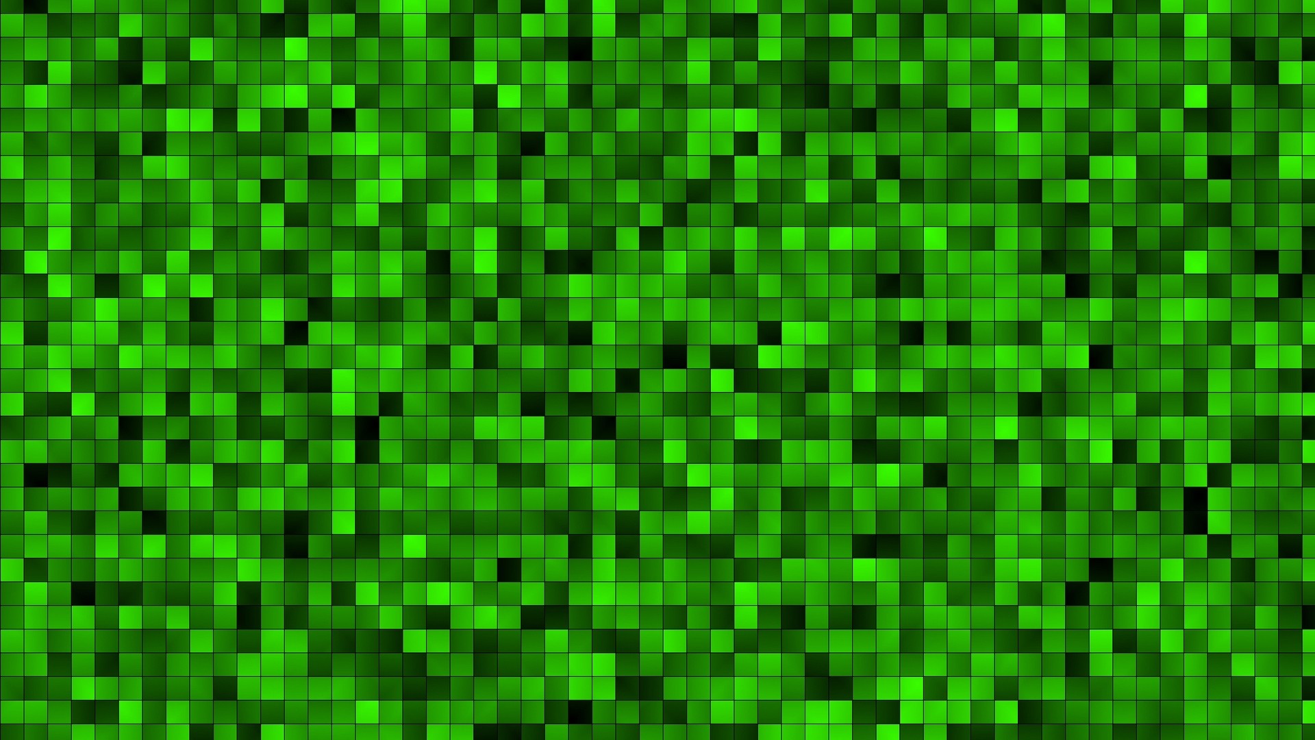1920x1080  Wallpaper squares, pixels, green, texture