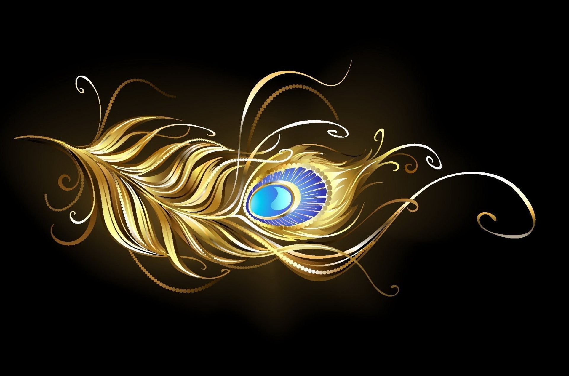 1920x1269 abstract gold feather stone
