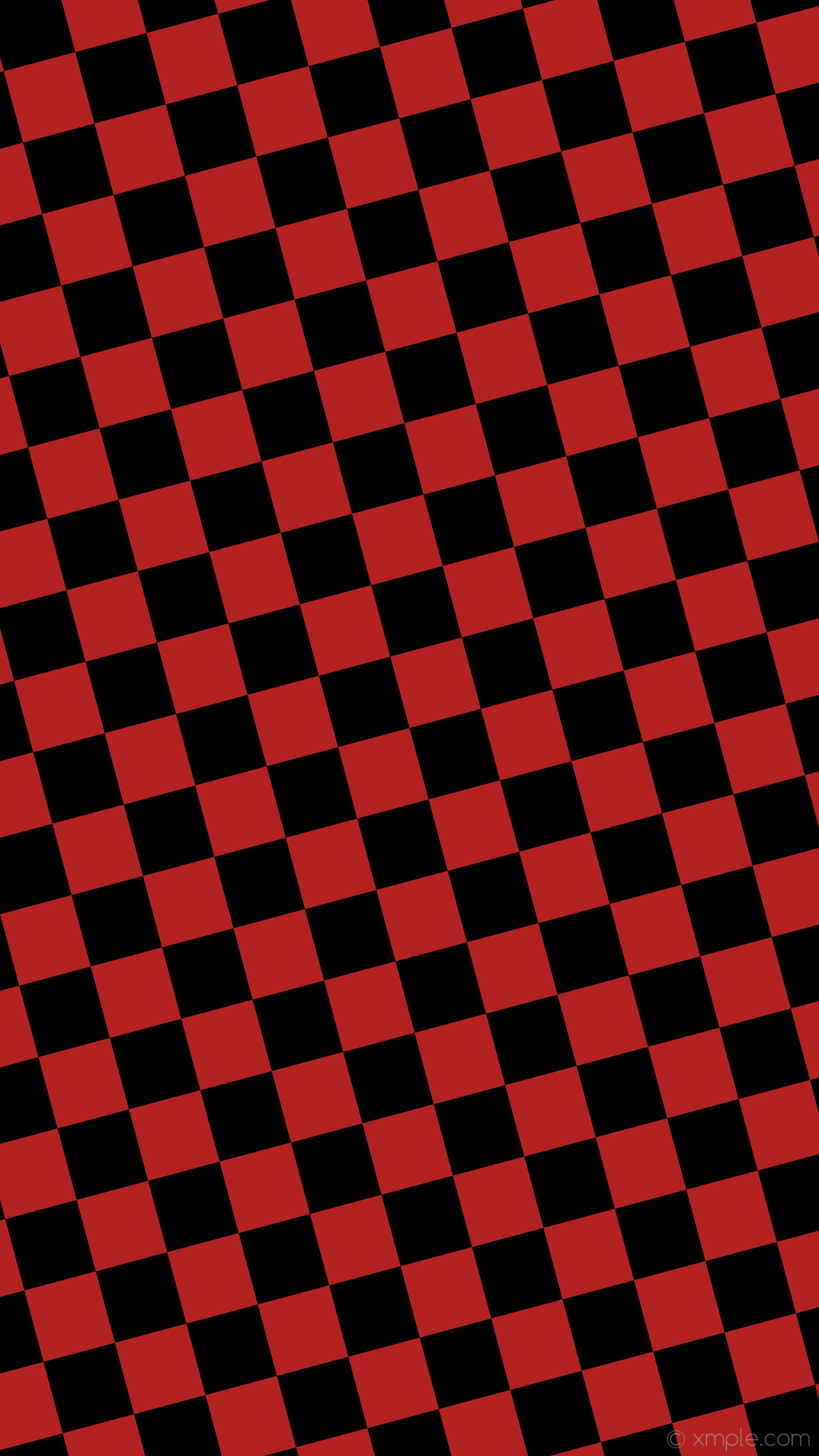 1440x2560 wallpaper black red checkered squares fire brick #000000 #b22222 diagonal  15Â° 130px