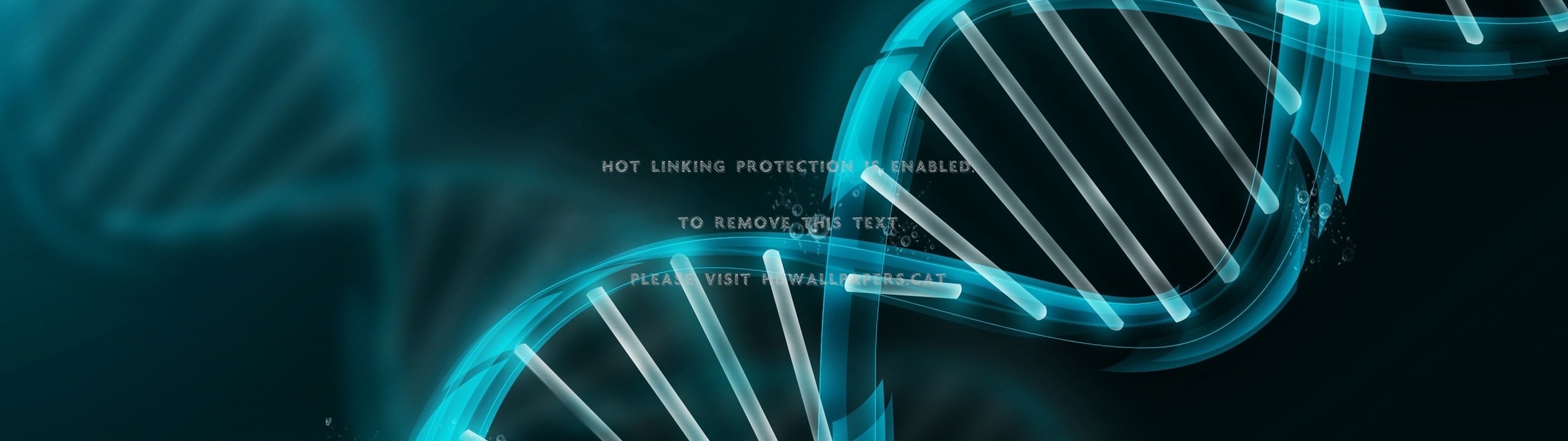 3840x1080 Green DNA Structure Source Â· dna 3d hd abstract and cg