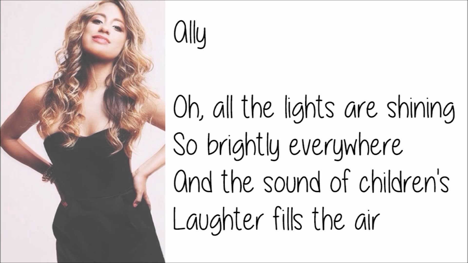 1920x1080 Fifth Harmony - All I Want For Christmas Is You Lyrics + Pictures .