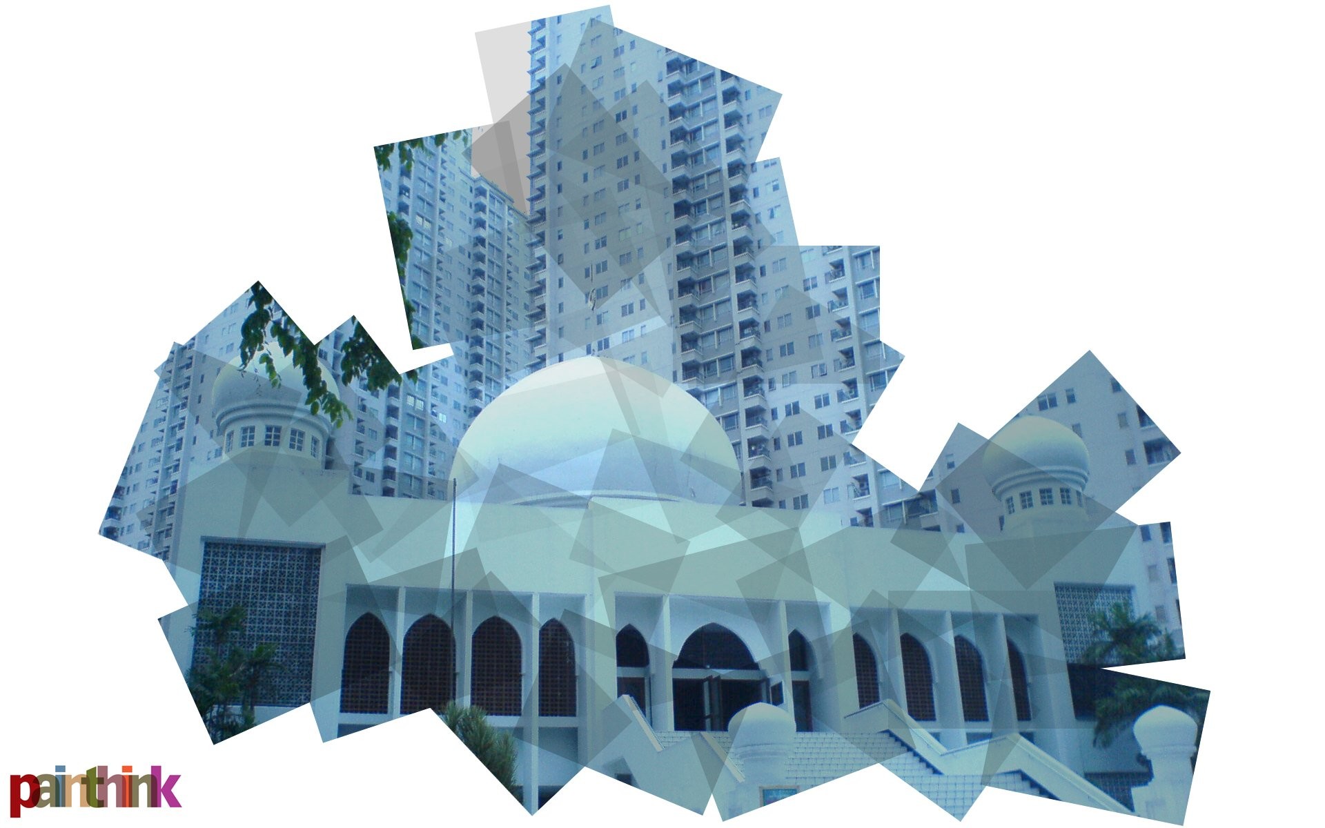 1920x1200 Background Masjid Keren