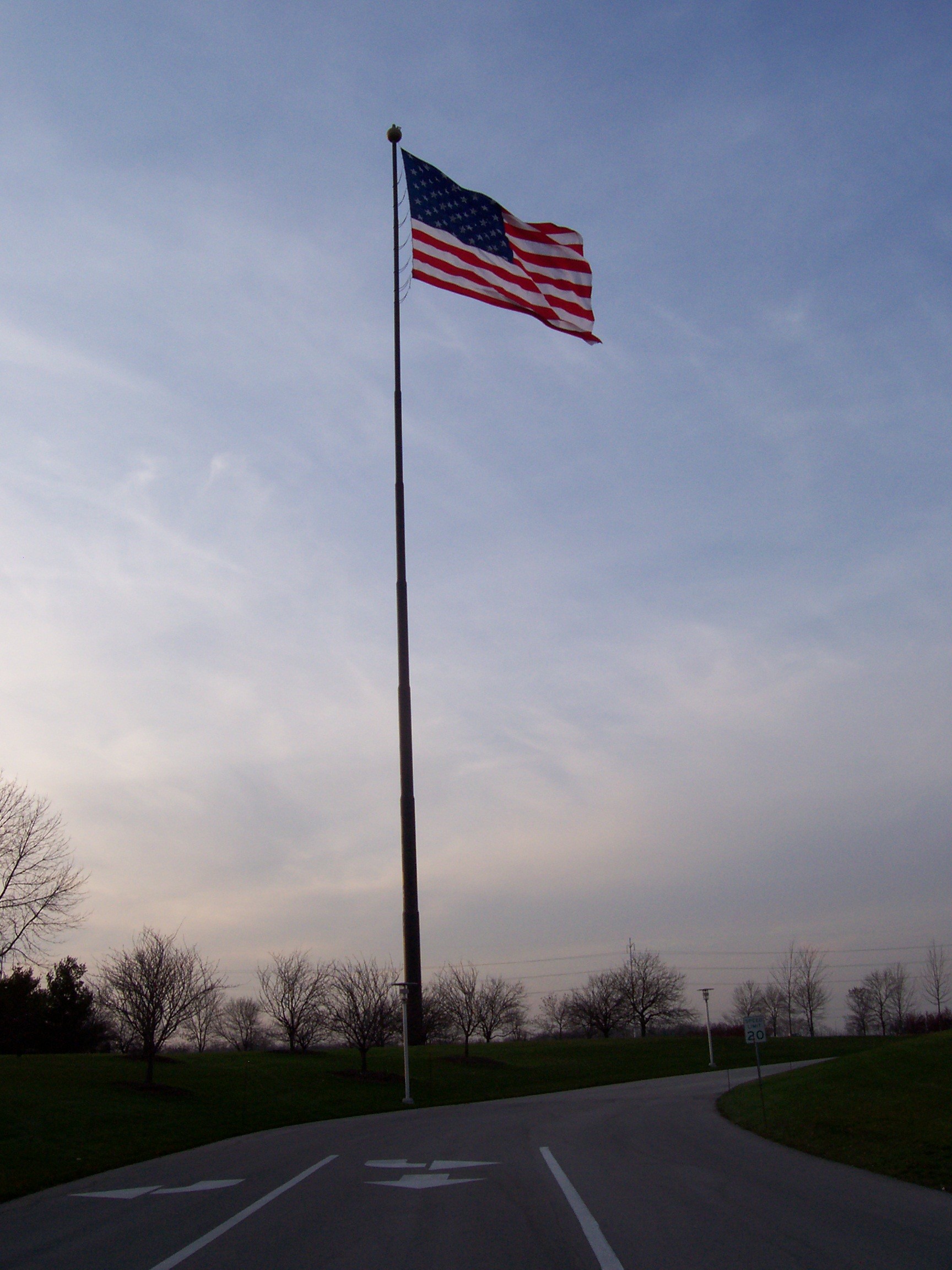 1728x2304 American Flag Pole Desktop Background