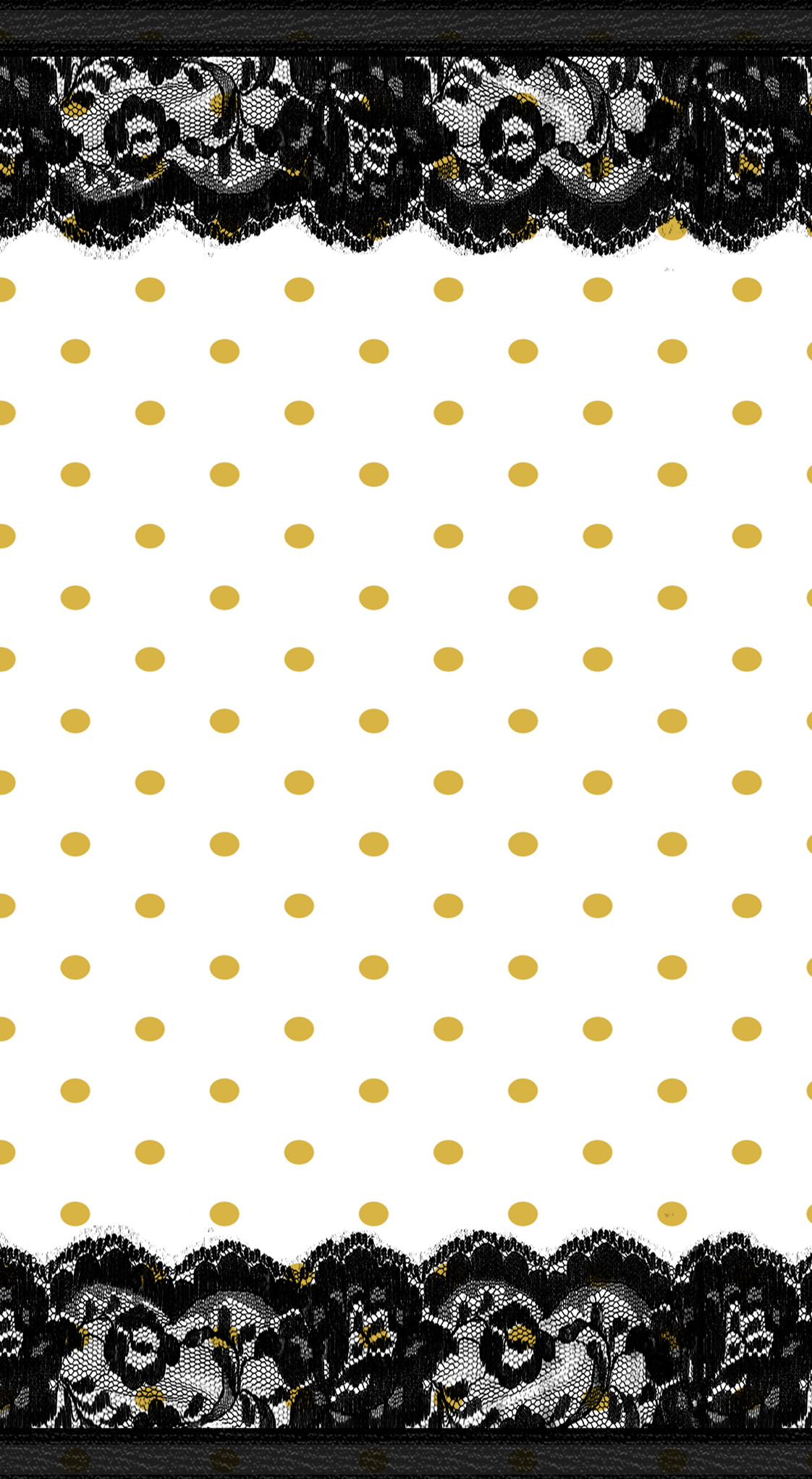 1122x2043 gold, dots, lace, black, white, dividers, personal, printable