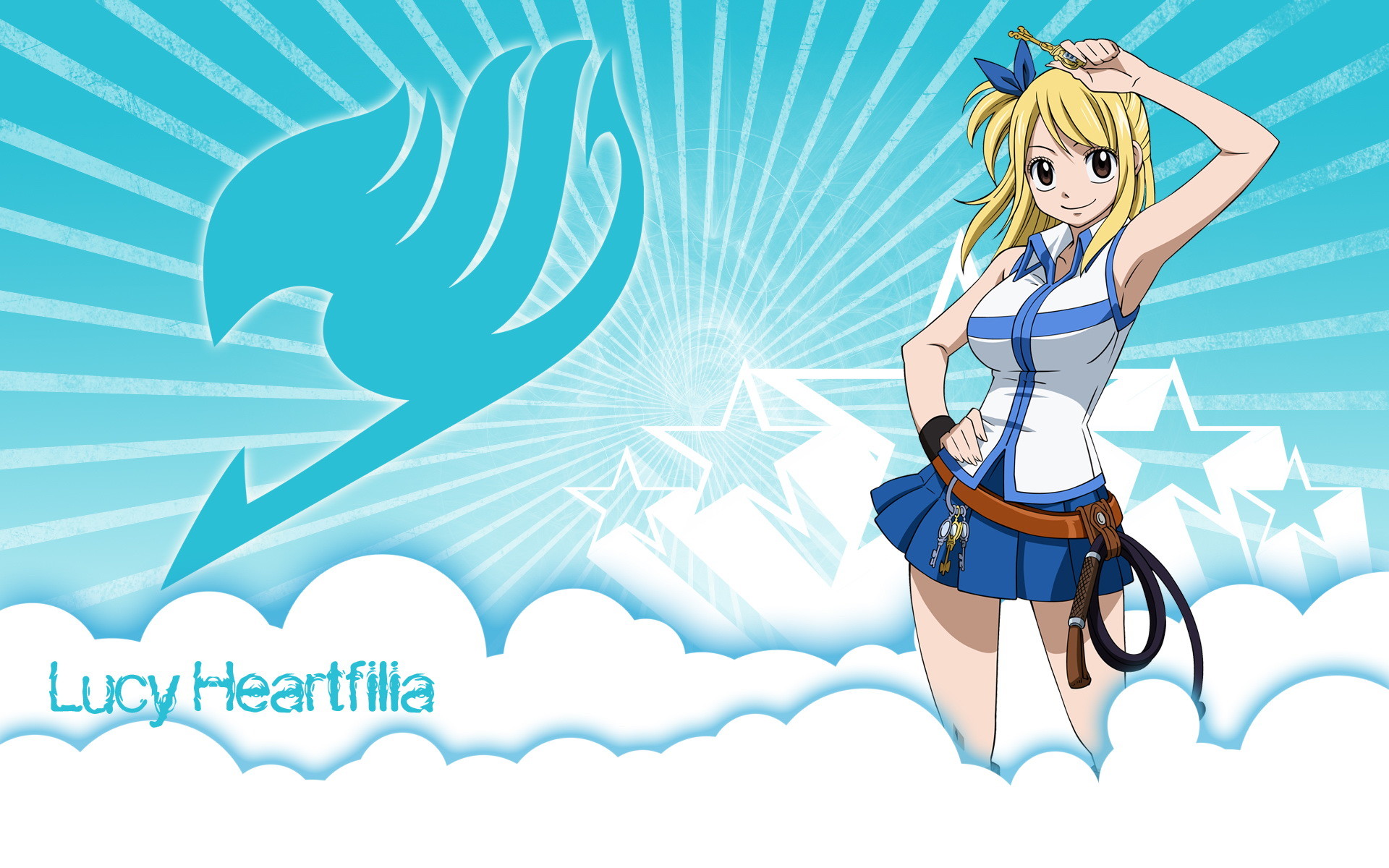 1920x1200 Fairy Tail Fantasy Anime Lucy Heartfilia