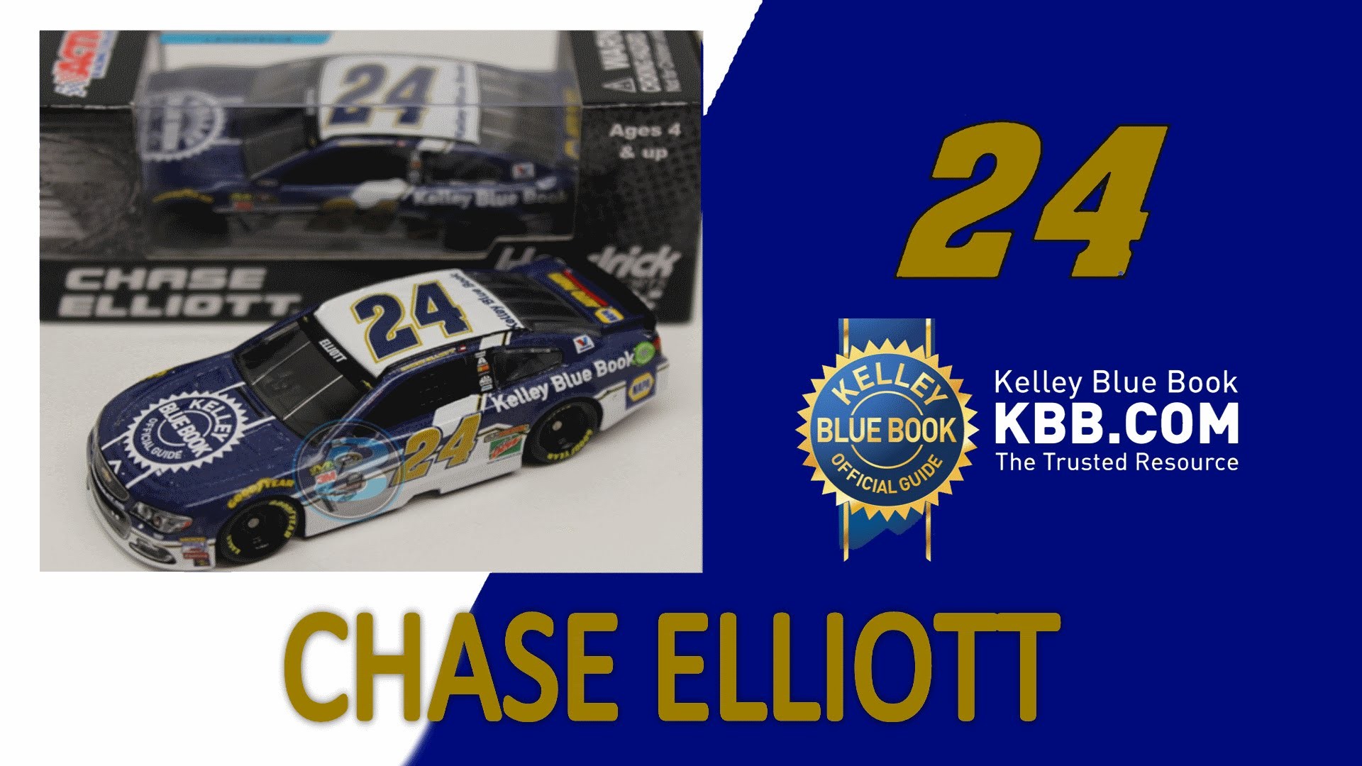 1920x1080 NASCAR DieCast Review Chase Elliott Kelley Blue Book 2016 1:64