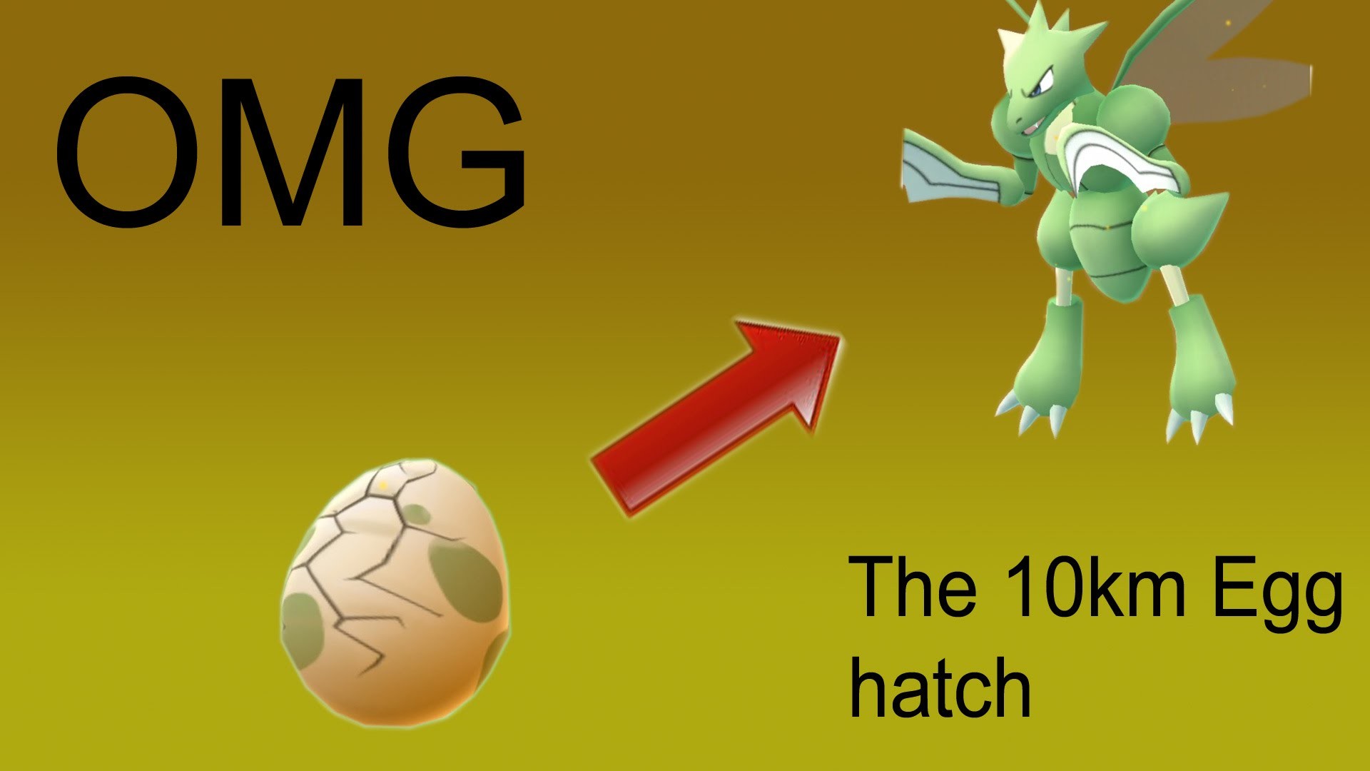 1920x1080 Pokemon Go - 10km egg hatch Scyther