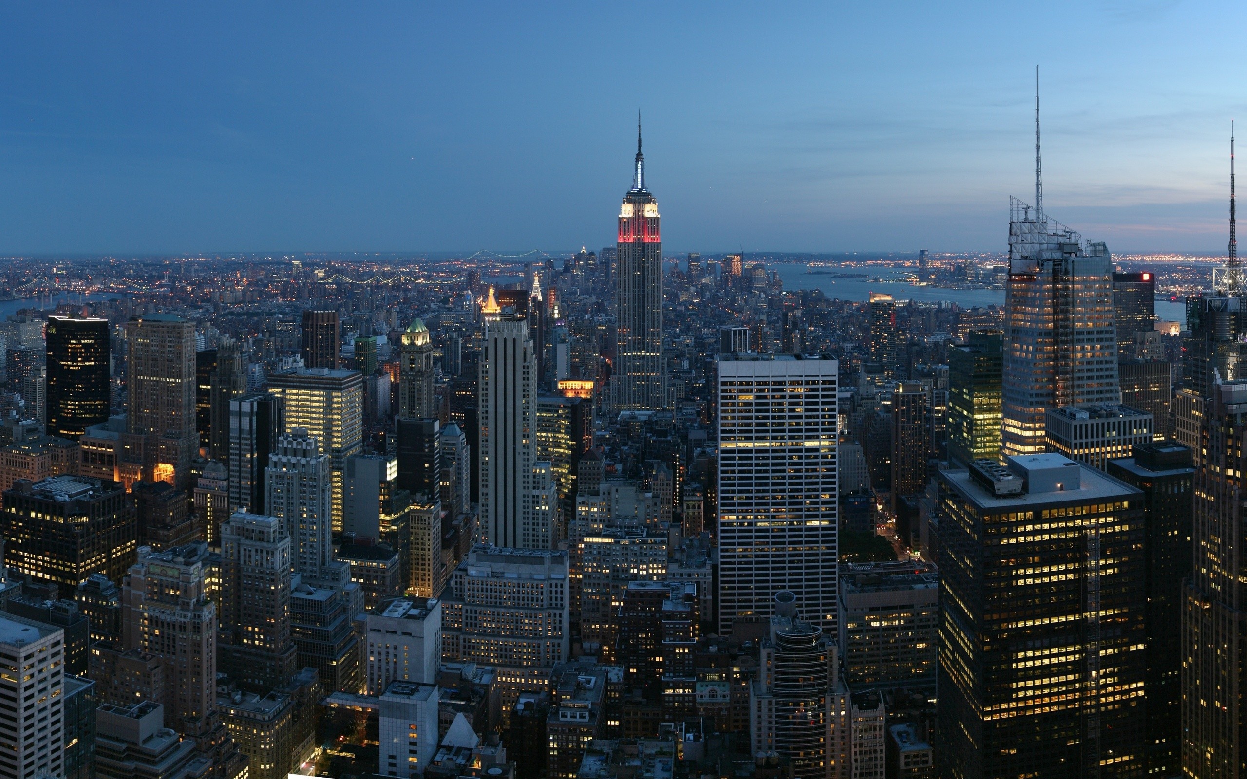 2560x1600 New York City Night Lights Wallpaper | Skylines | Pinterest .