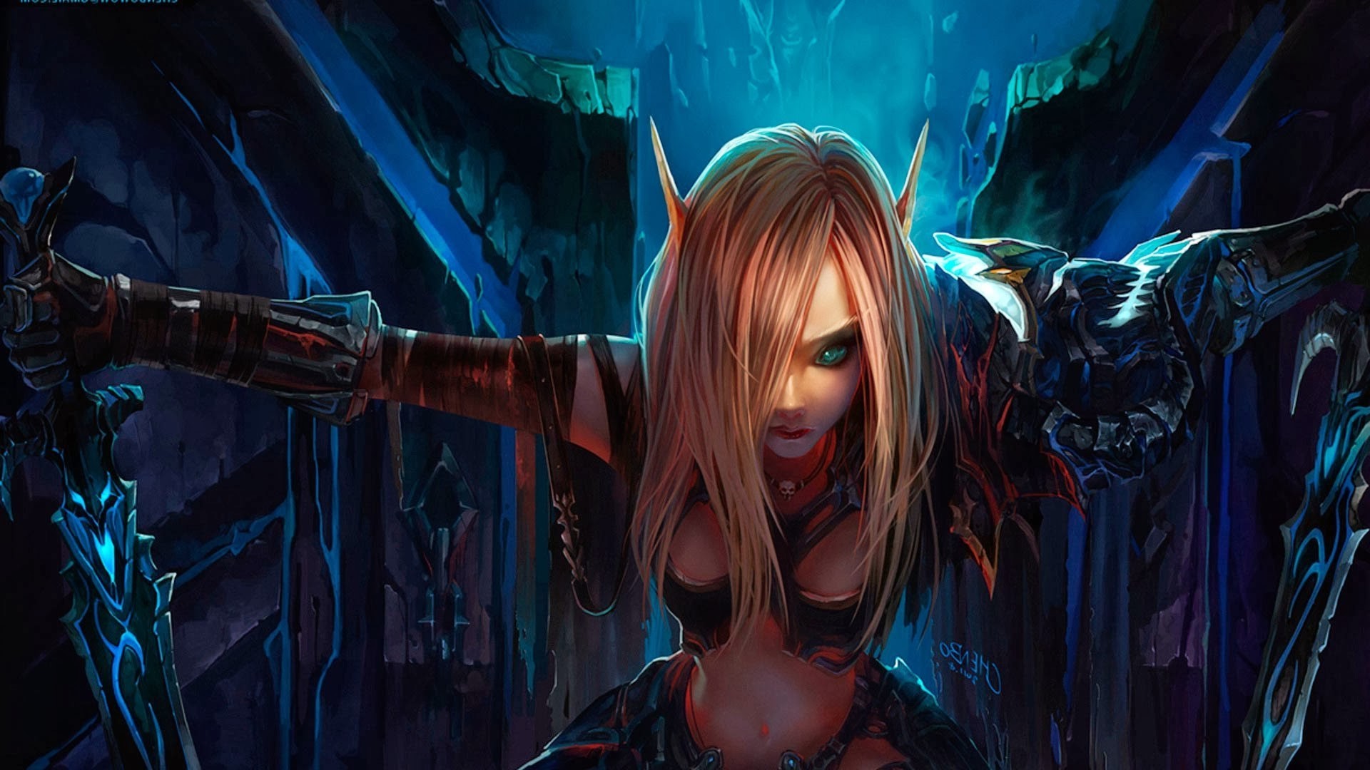1920x1080 Blood Elf, Rogue, World Of Warcraft