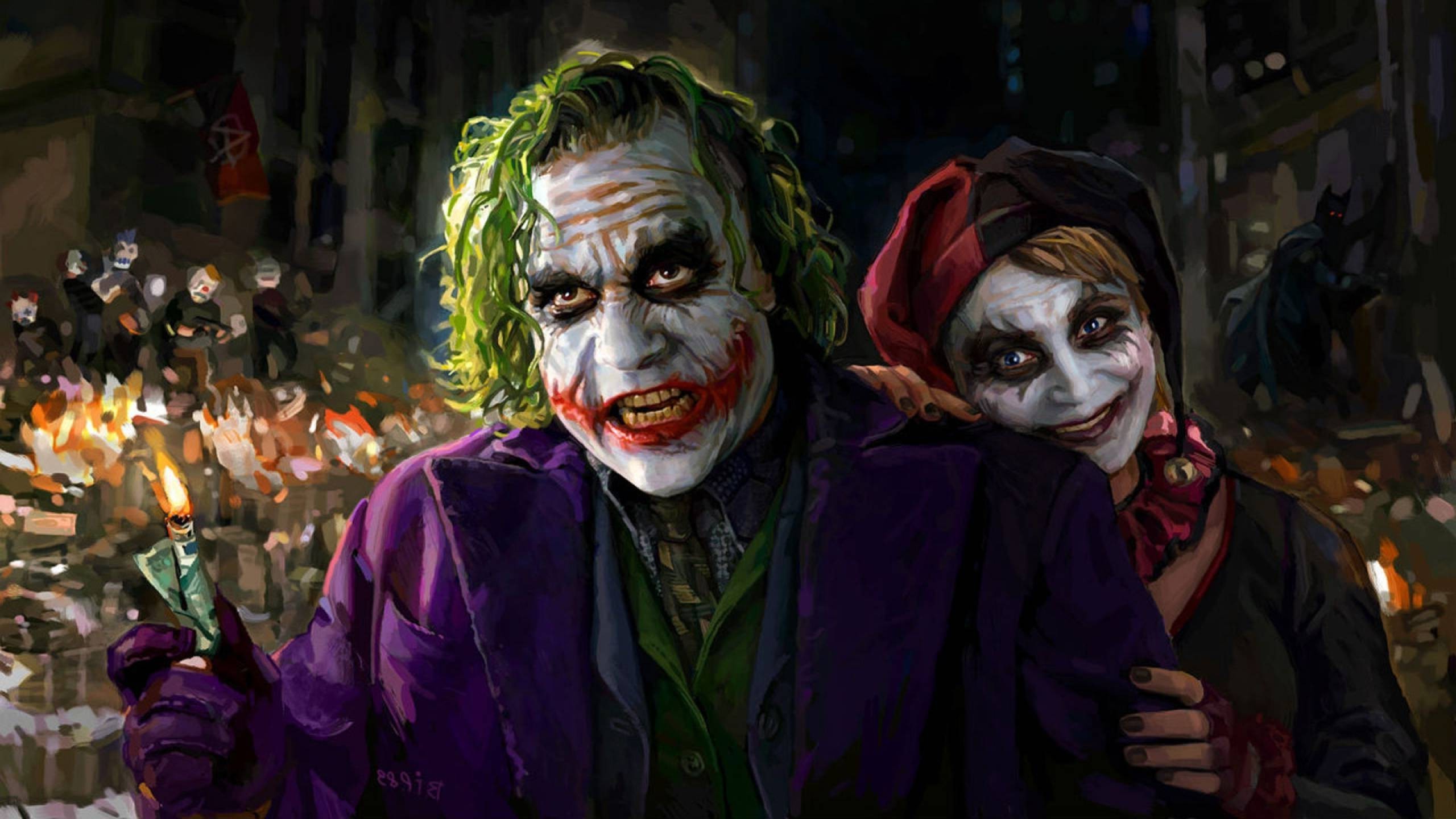 2560x1440 ... Joker, Harley Quinn Wallpapers HD / Desktop and Mobile .
