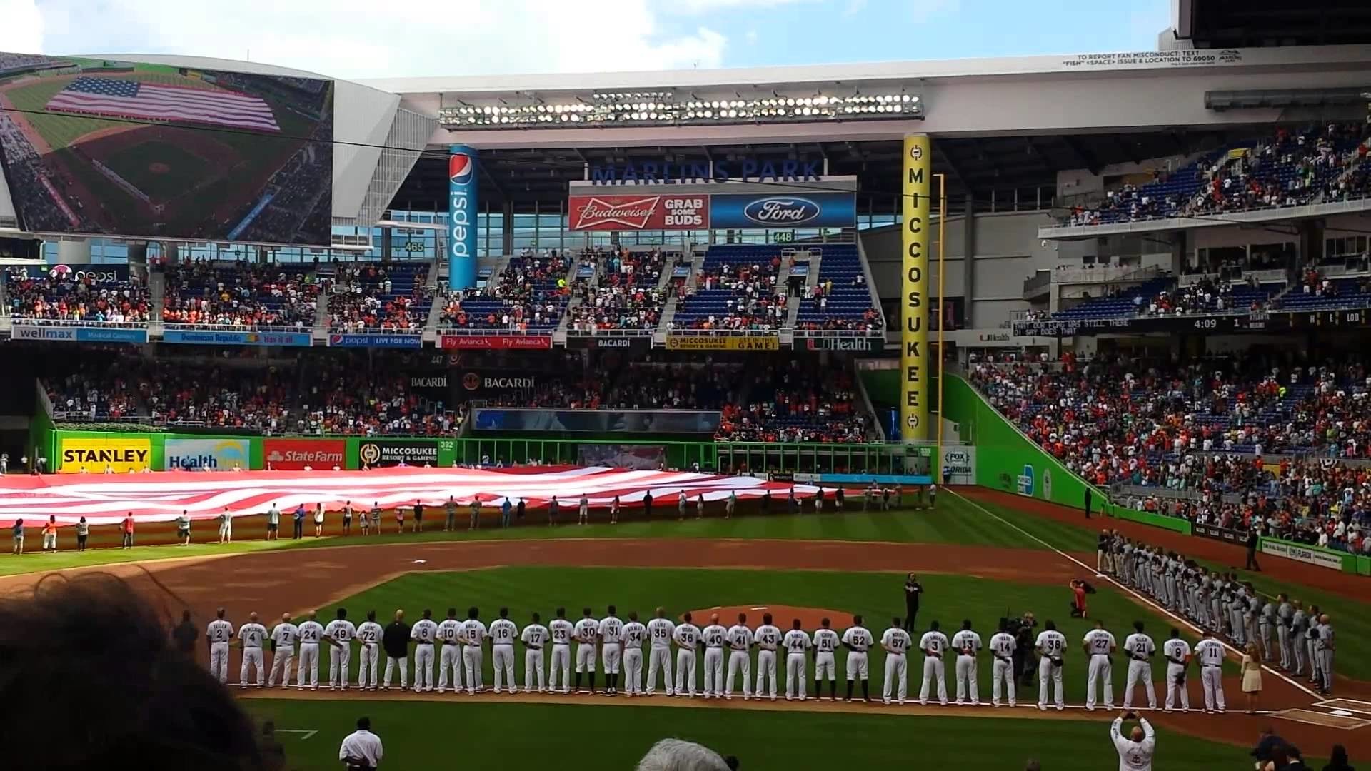 1920x1080 Miami marlins opening day 2015